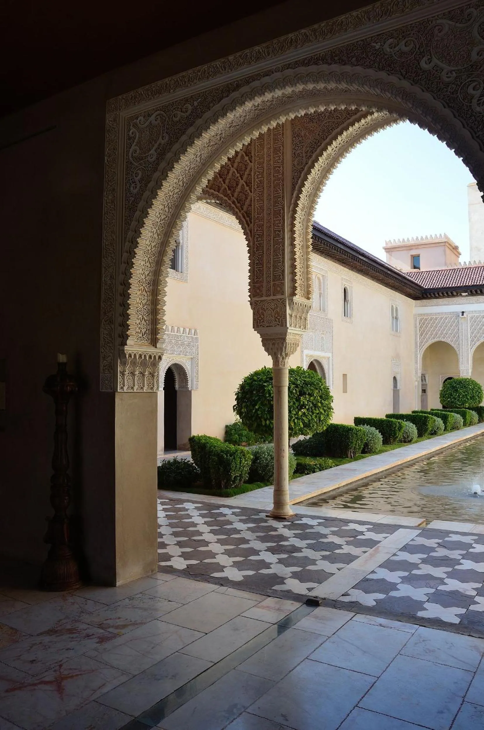 Decorative detail in Ksar Char-Bagh Small Luxury Hotels