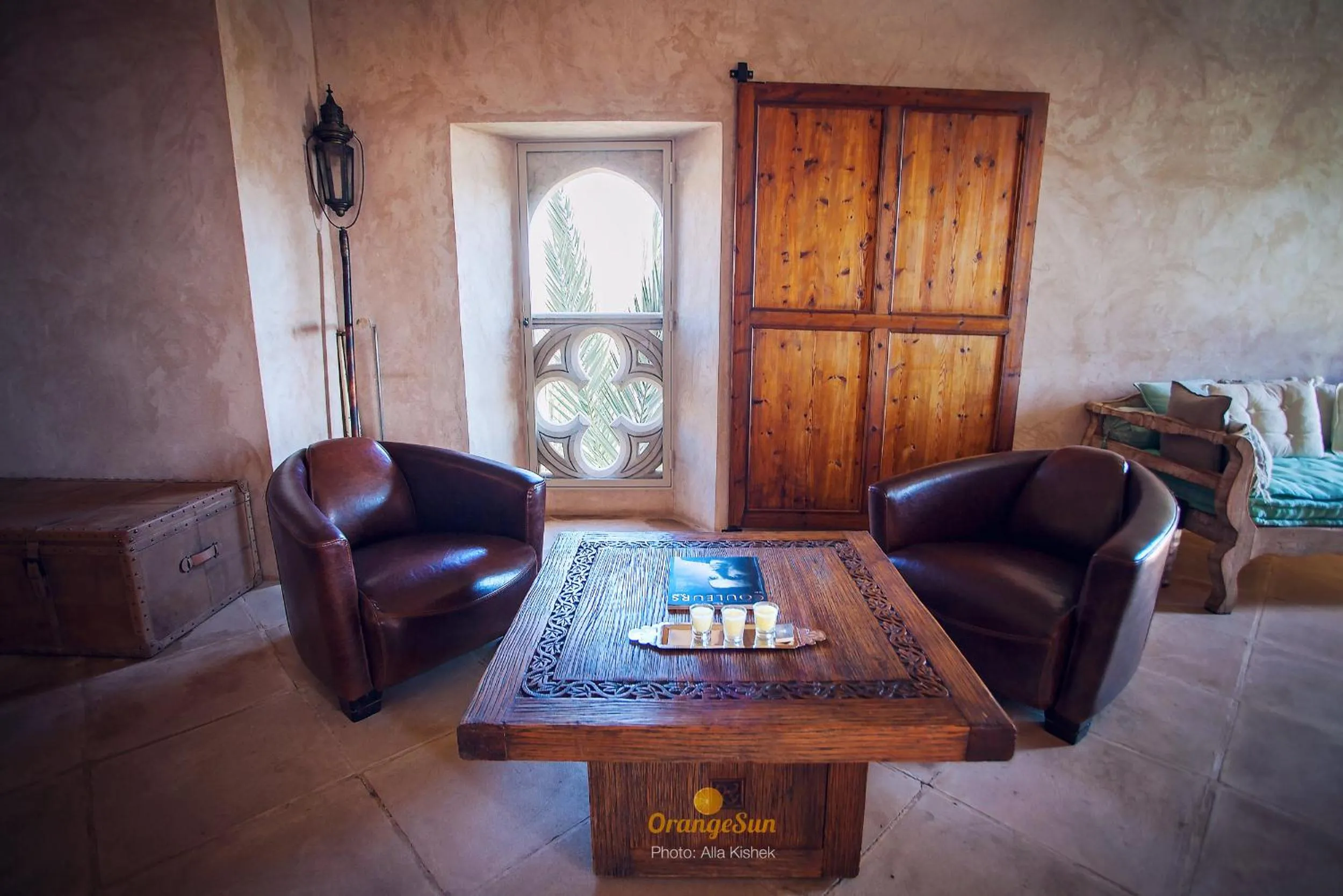 Living room in Ksar Char-Bagh Small Luxury Hotels
