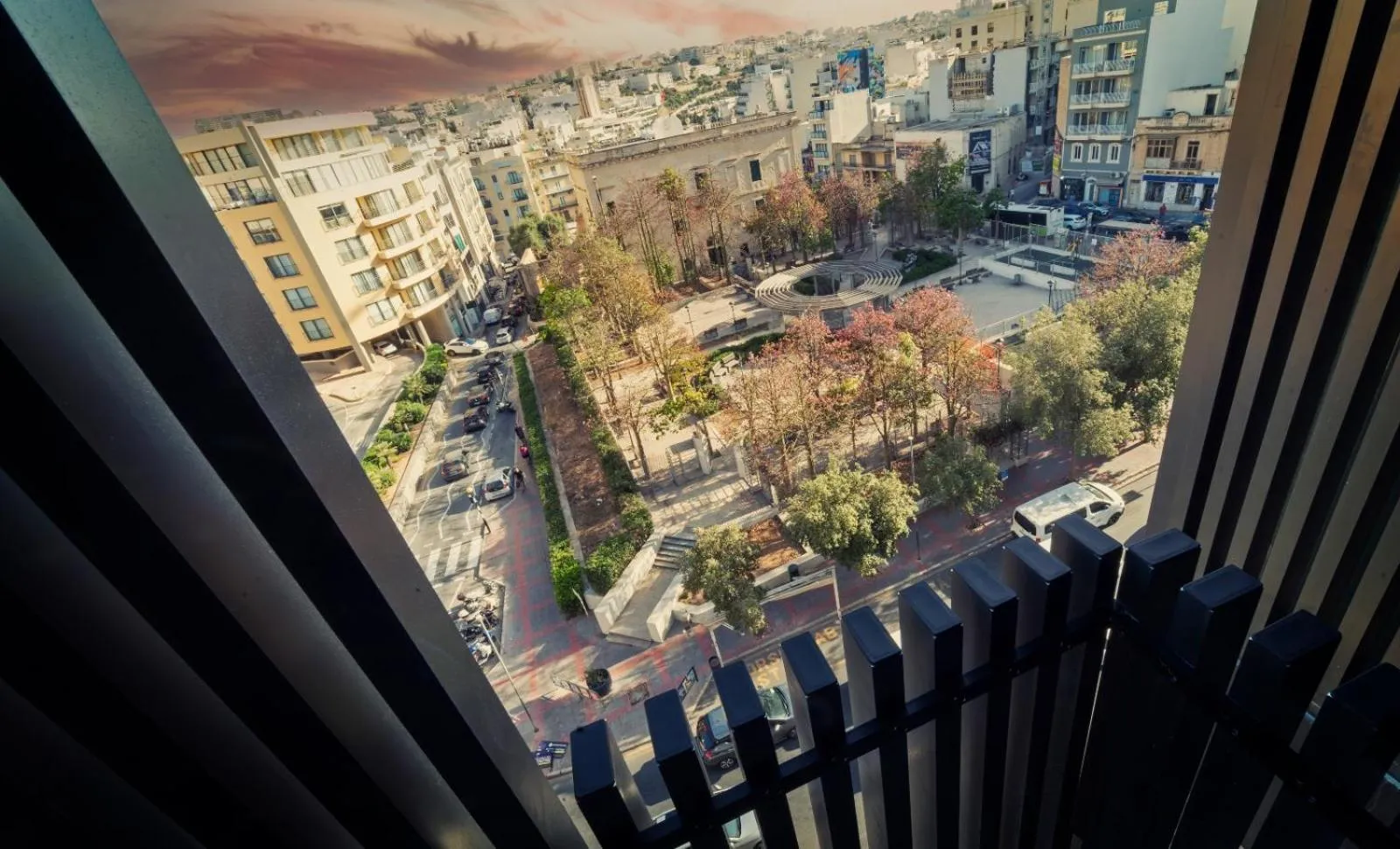 Garden view in Onyx Suites & Apartments