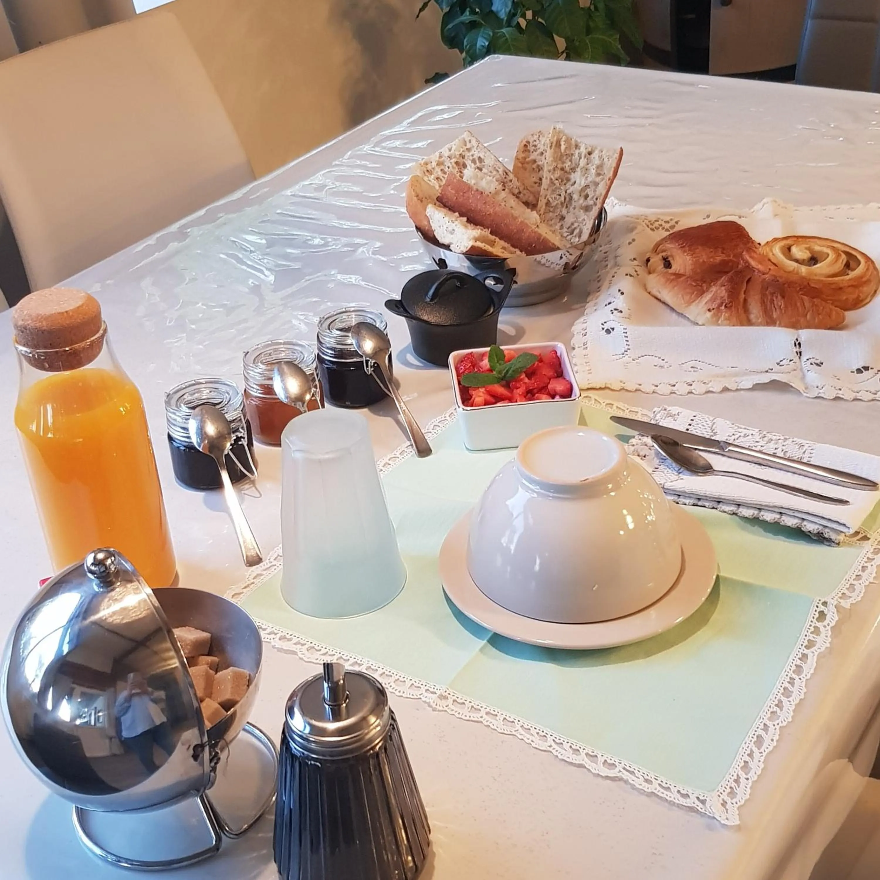 Breakfast in Chalet du moulin