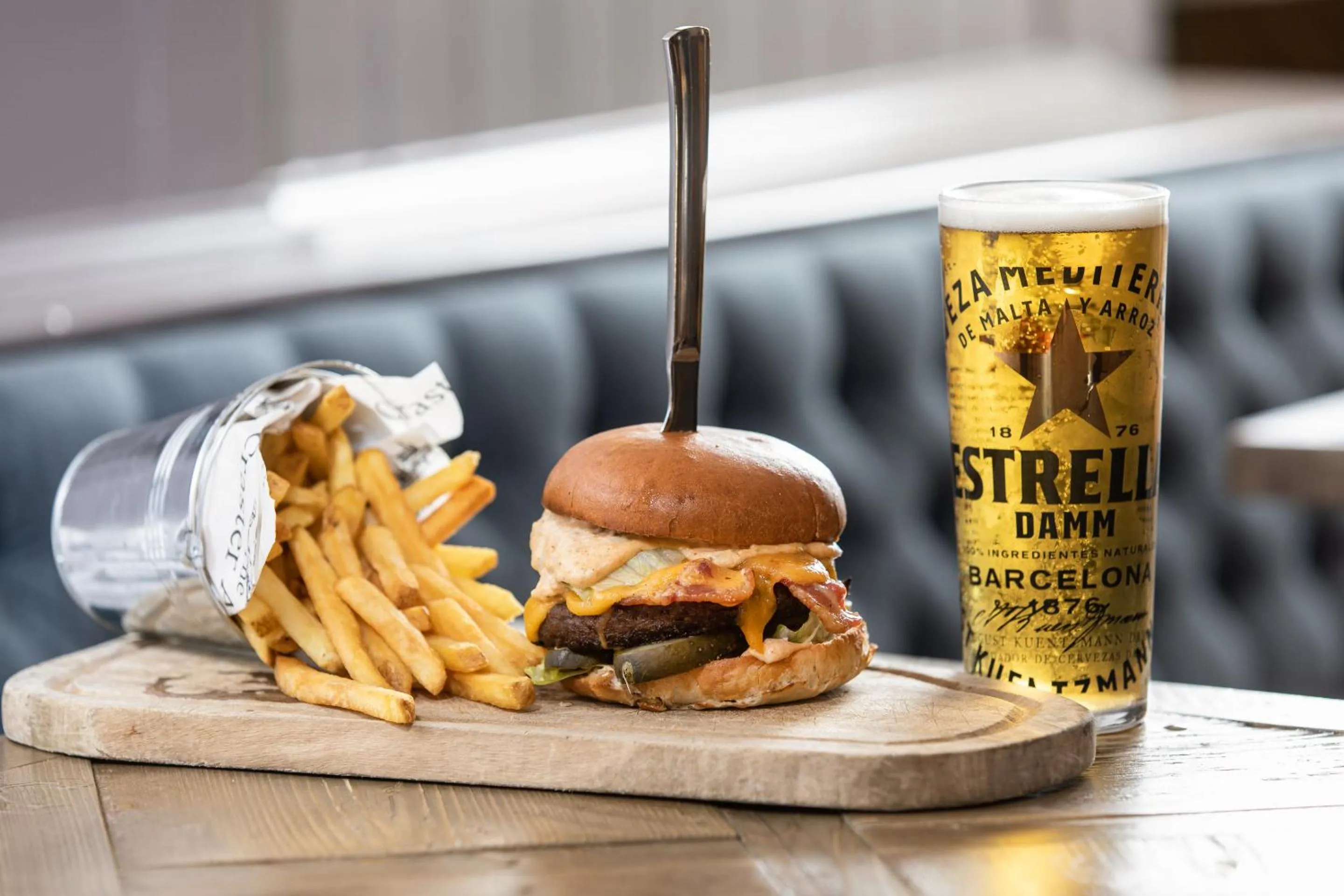 Food and drinks in The Craster Arms Hotel in Beadnell