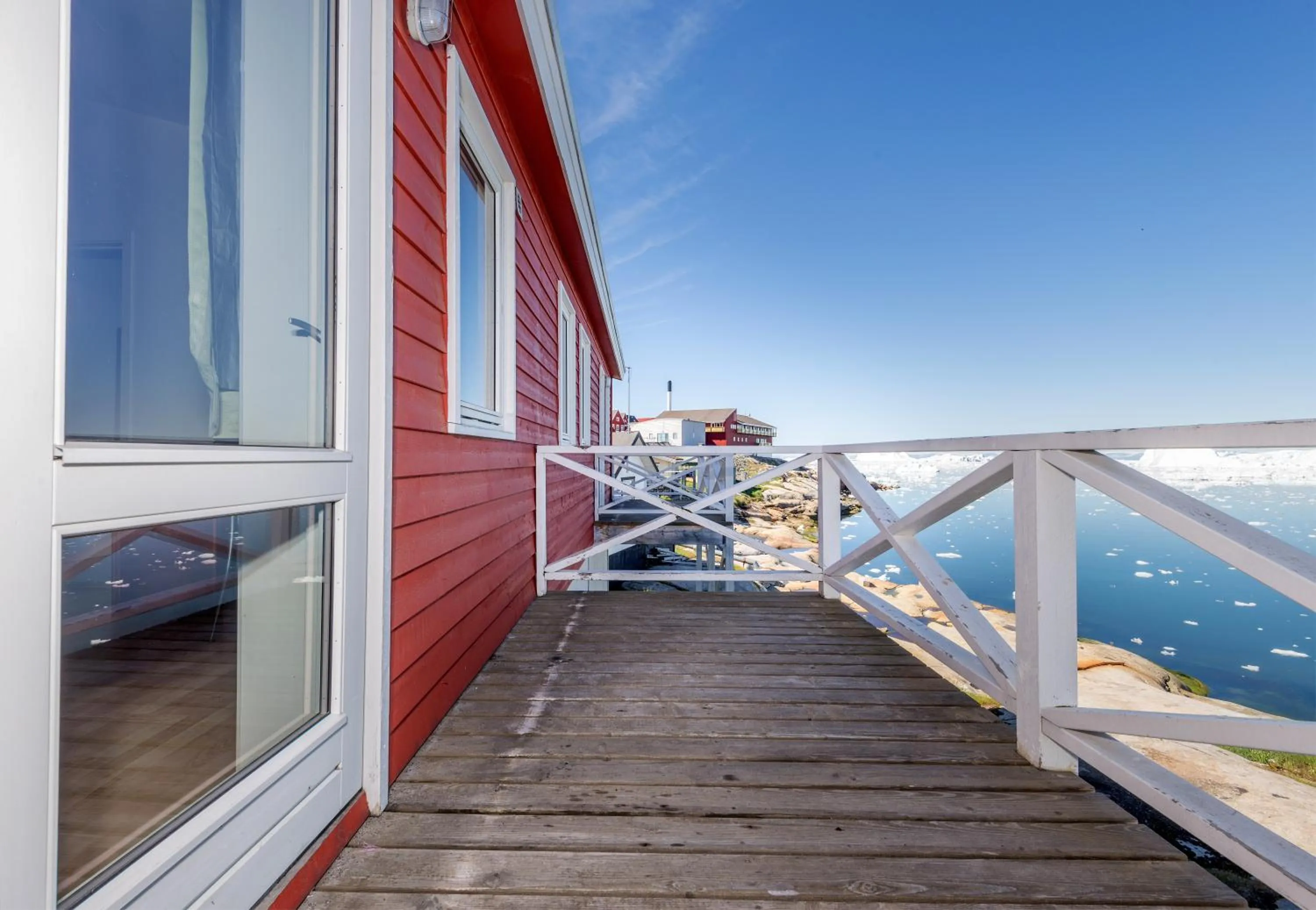 Balcony/Terrace in Hotel Hvide Falk