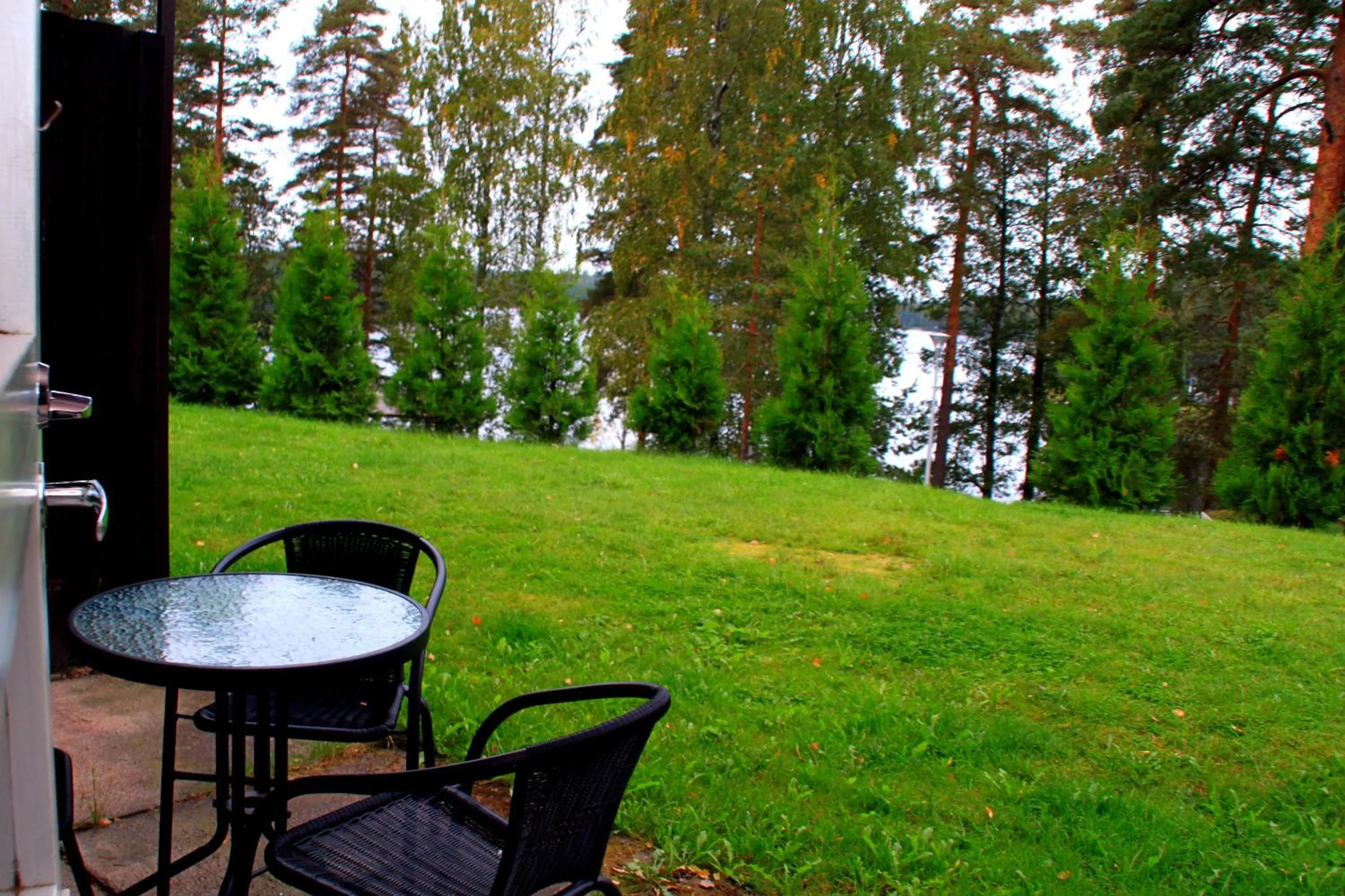 Patio in Hotelli Salpa