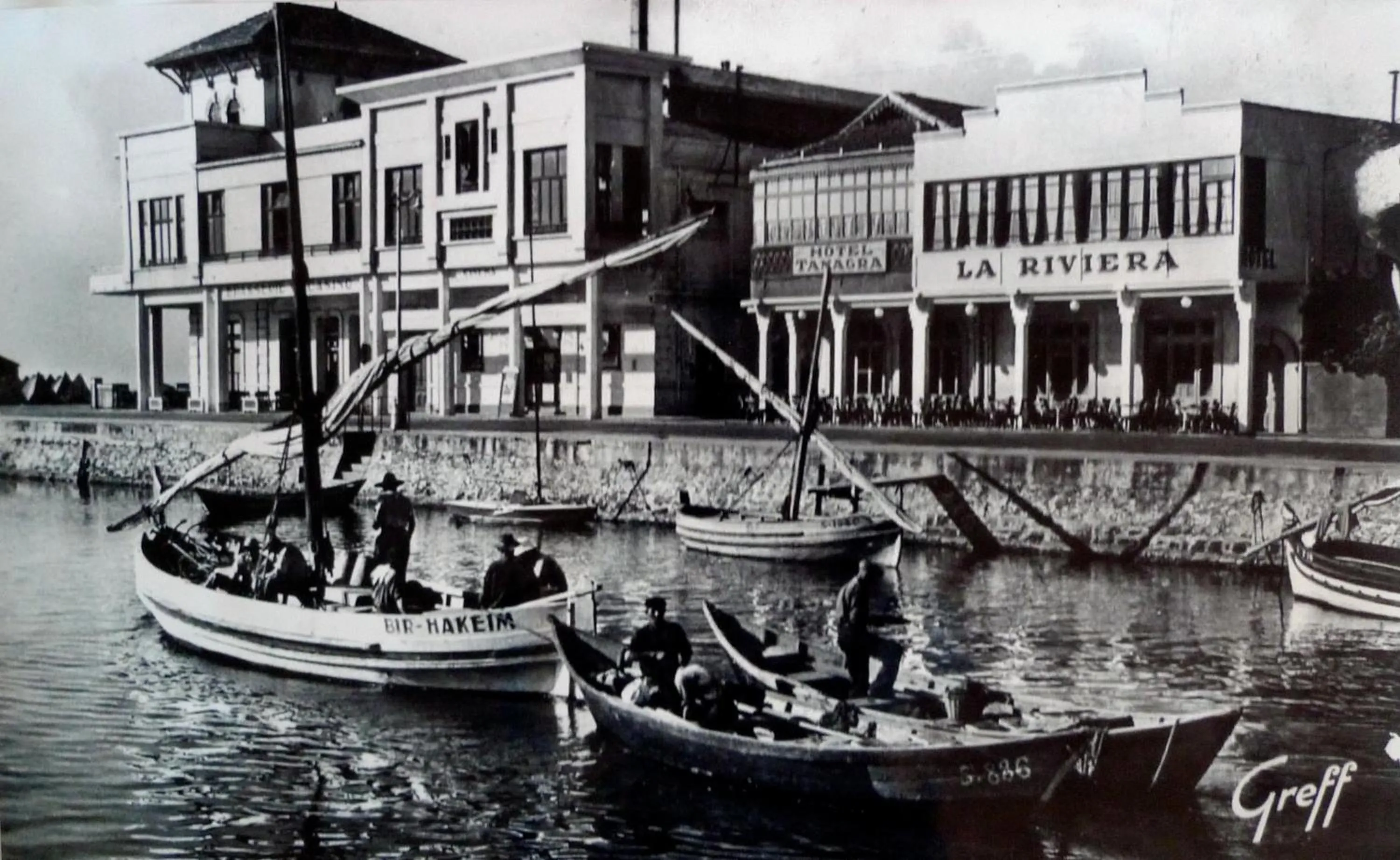 River view in Hotel Le Petit Baigneur Palavas Plage