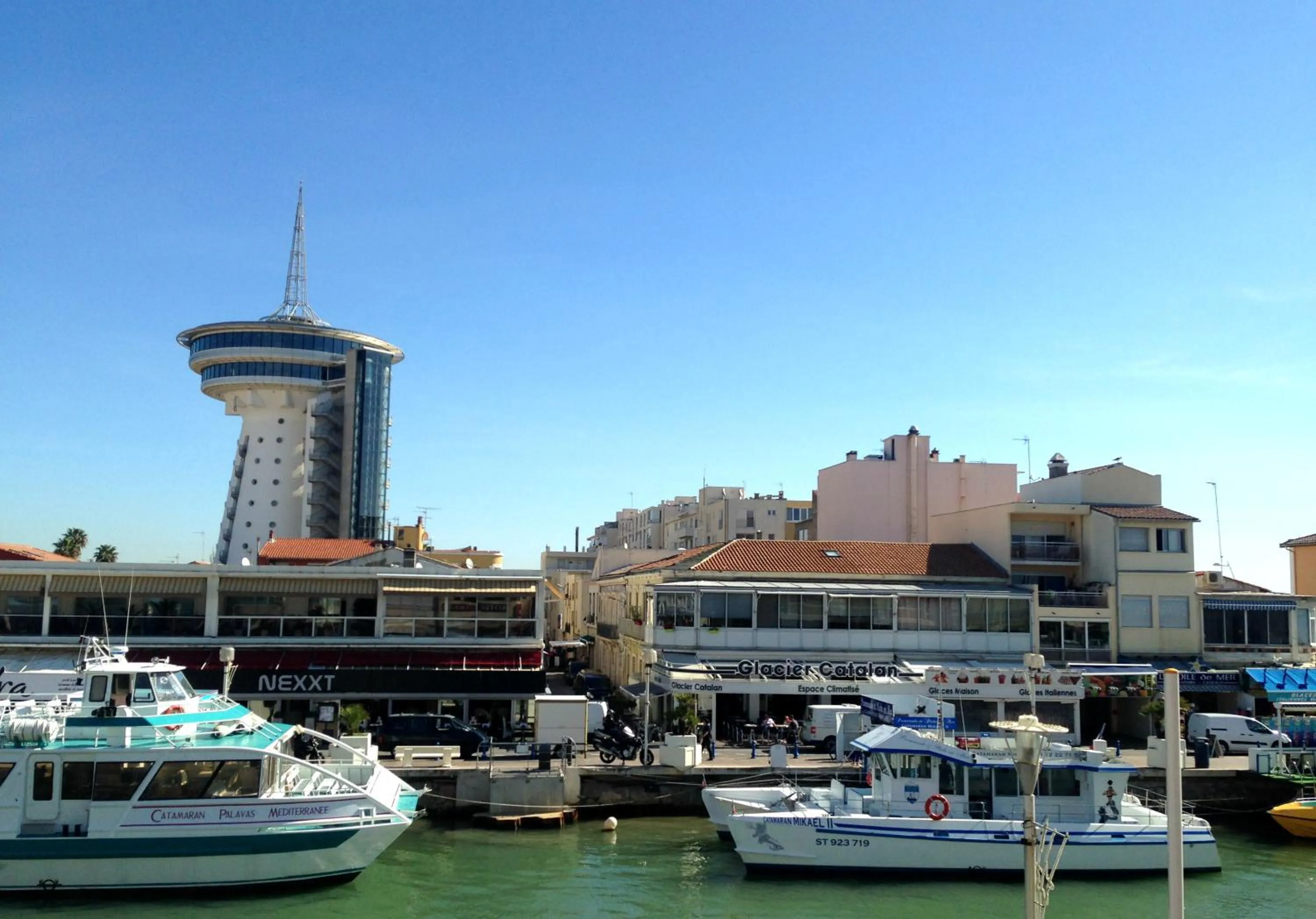 River view in Hotel Le Petit Baigneur Palavas Plage