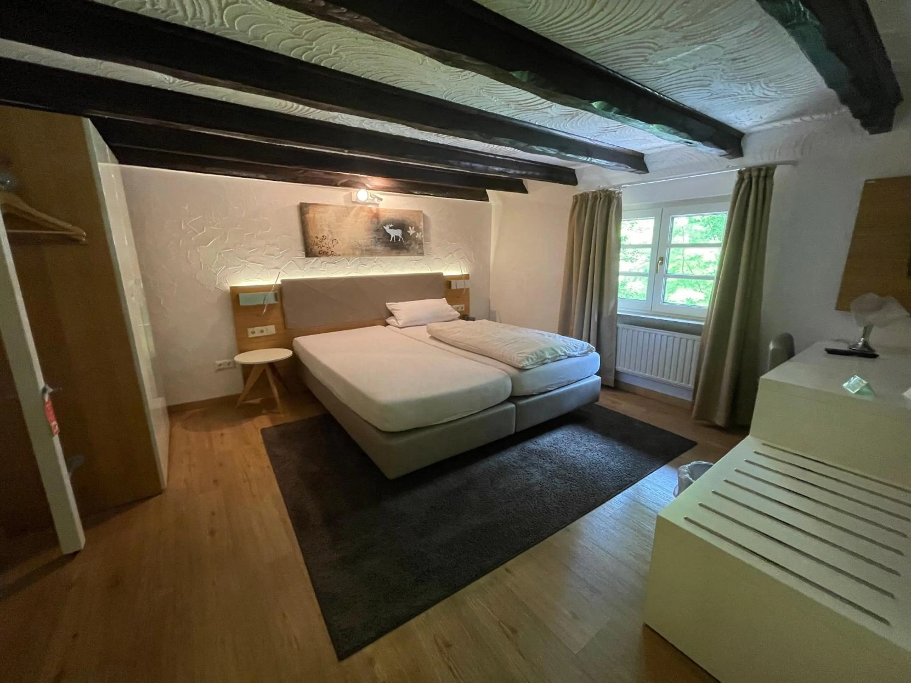 Photo of the whole room, Bed in Hotel & Gastropark Loemühle