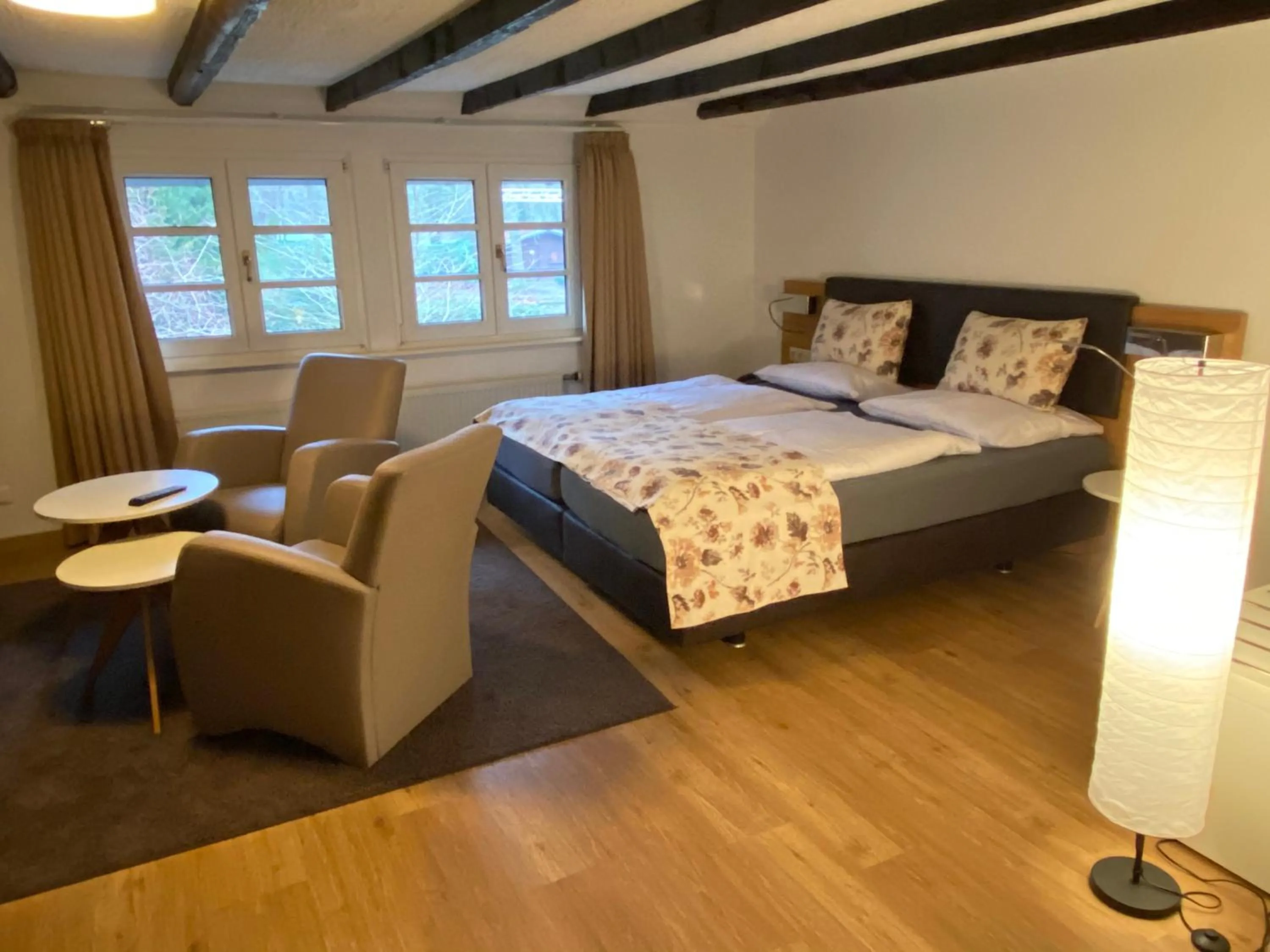 Photo of the whole room, Bed in Hotel & Gastropark Loemühle