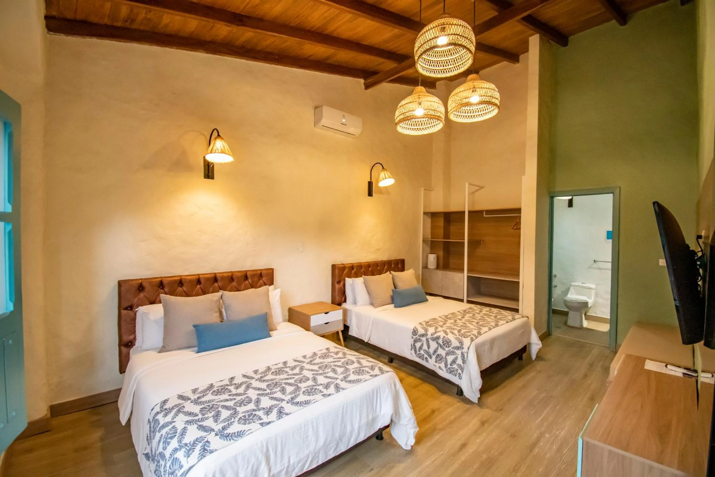 Decorative detail, Bed in Hotel Salento Real Eje Cafetero