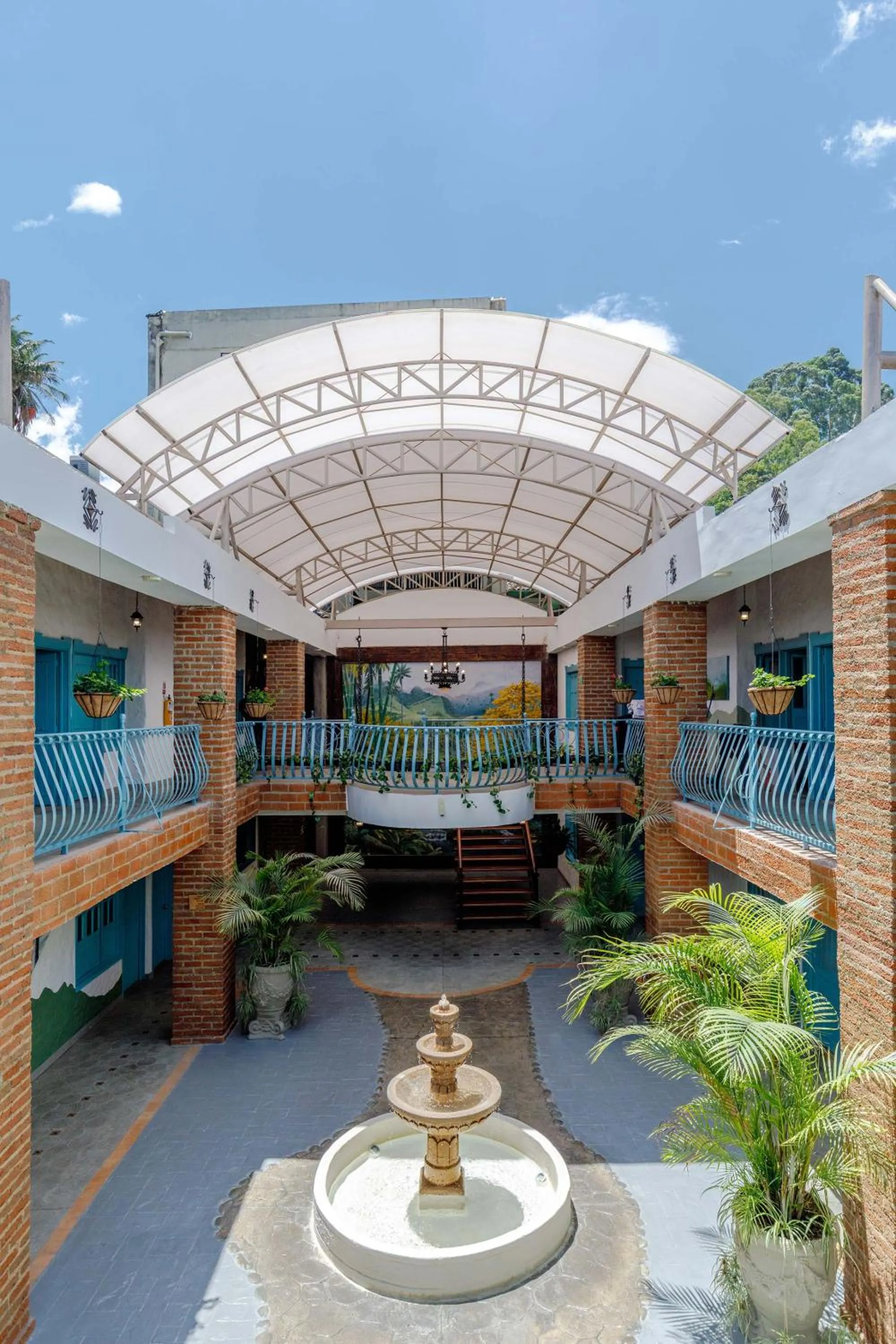 Patio in Hotel Salento Real Eje Cafetero