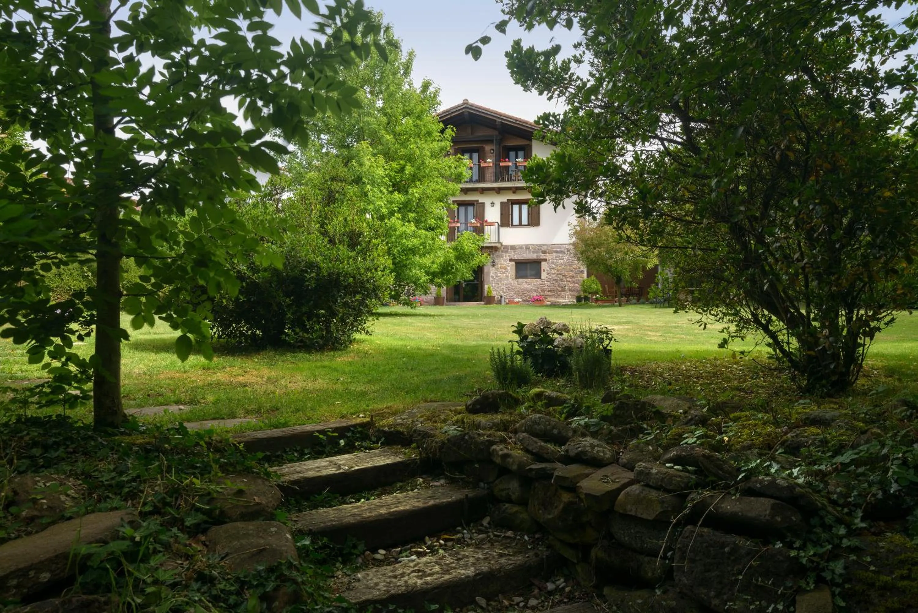 Property building in Hotel Rural Iribarnia