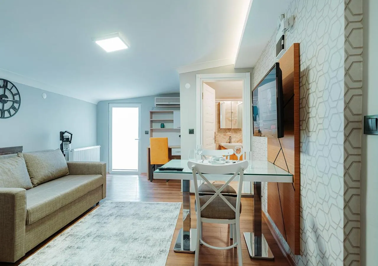 Living room in Umut Apartments