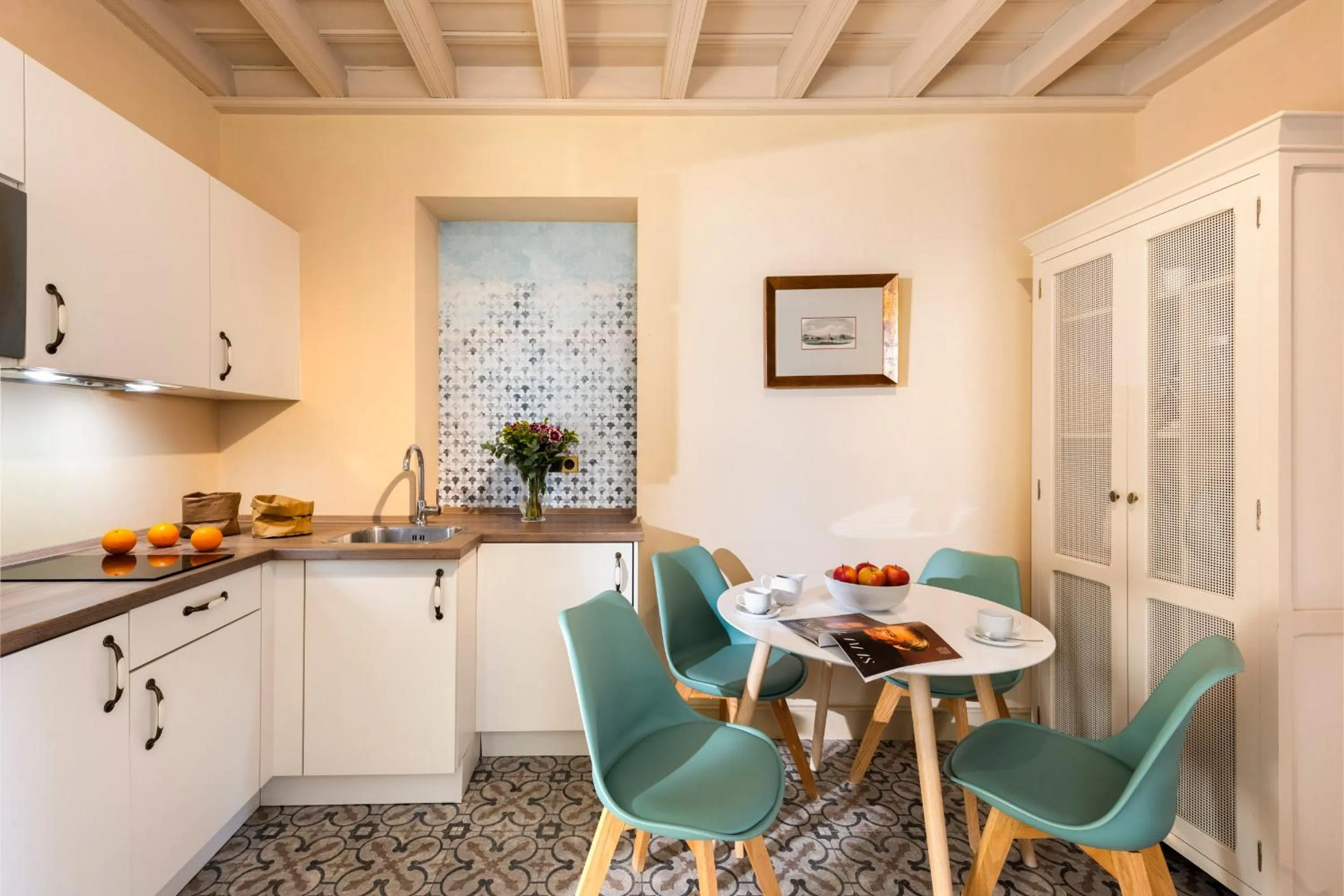 Kitchen or kitchenette in CH Apartments Boutique