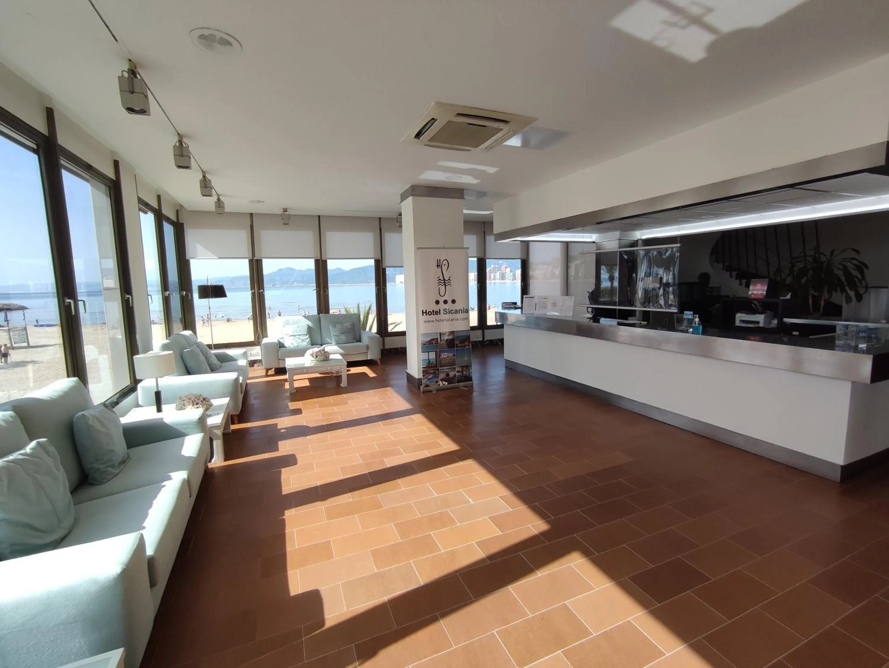 Lobby or reception in Hotel Sicania