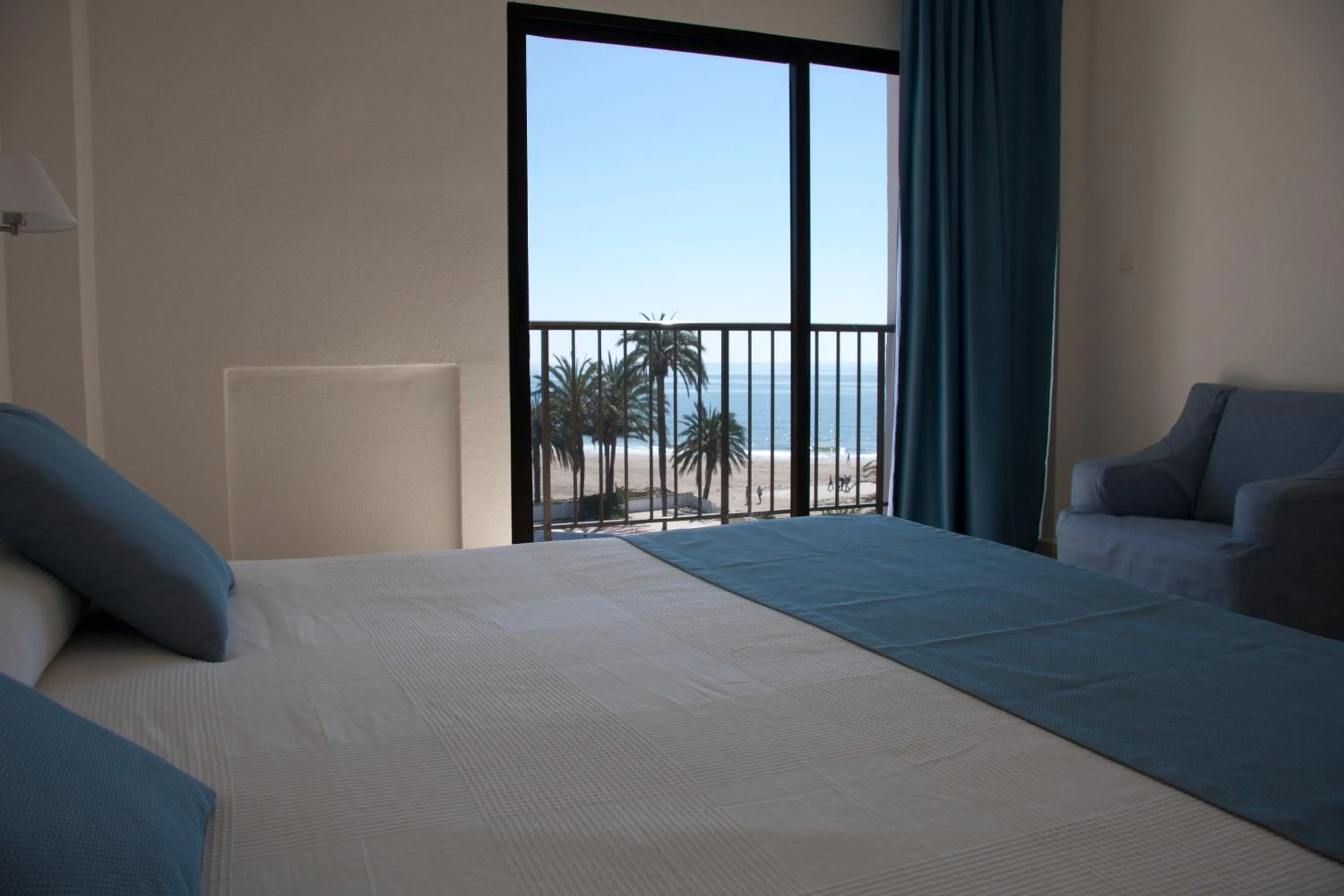 Pool view in Hotel Sicania