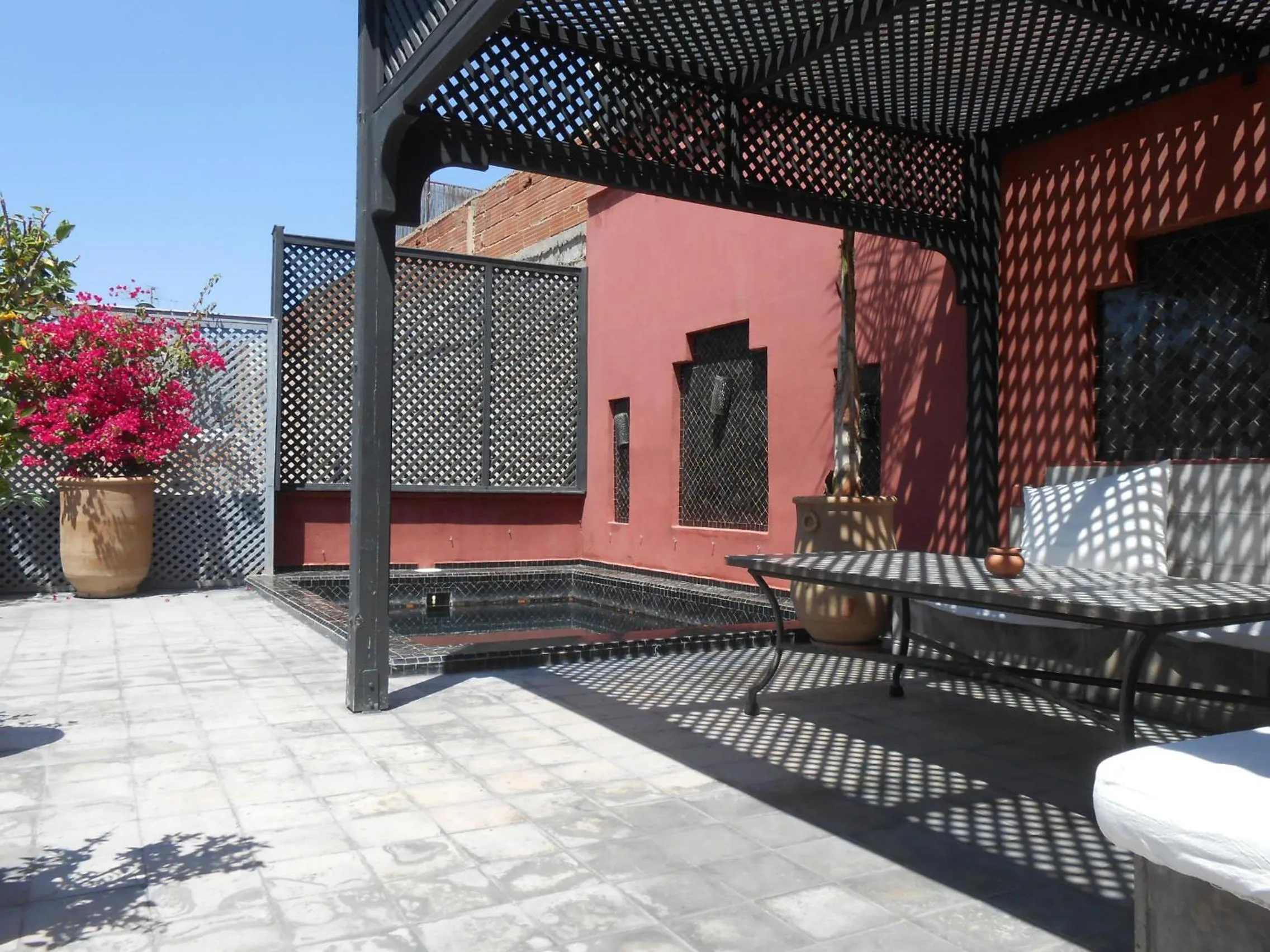 Patio in Riad Alegria