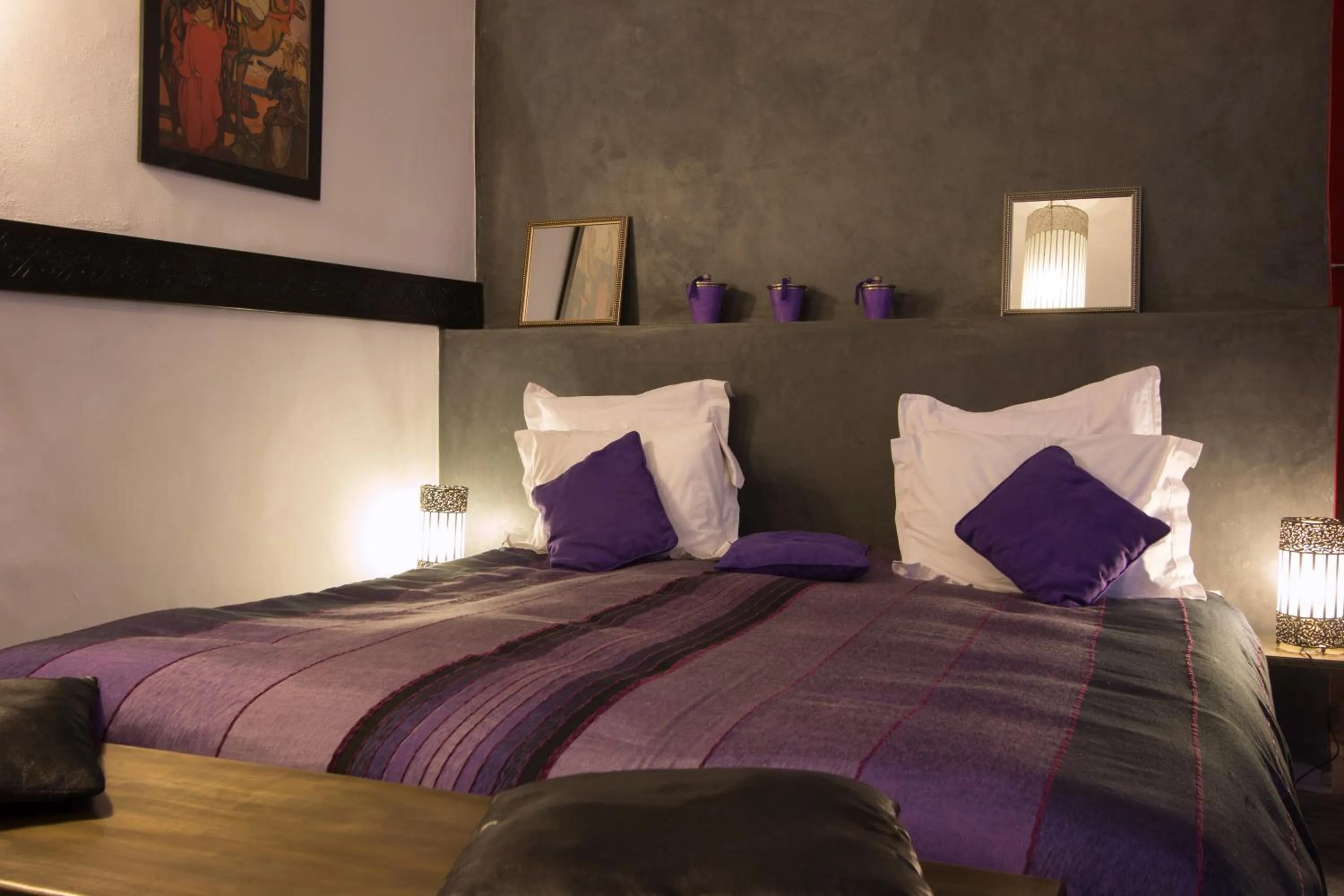 Staff, Bed in Riad Alegria