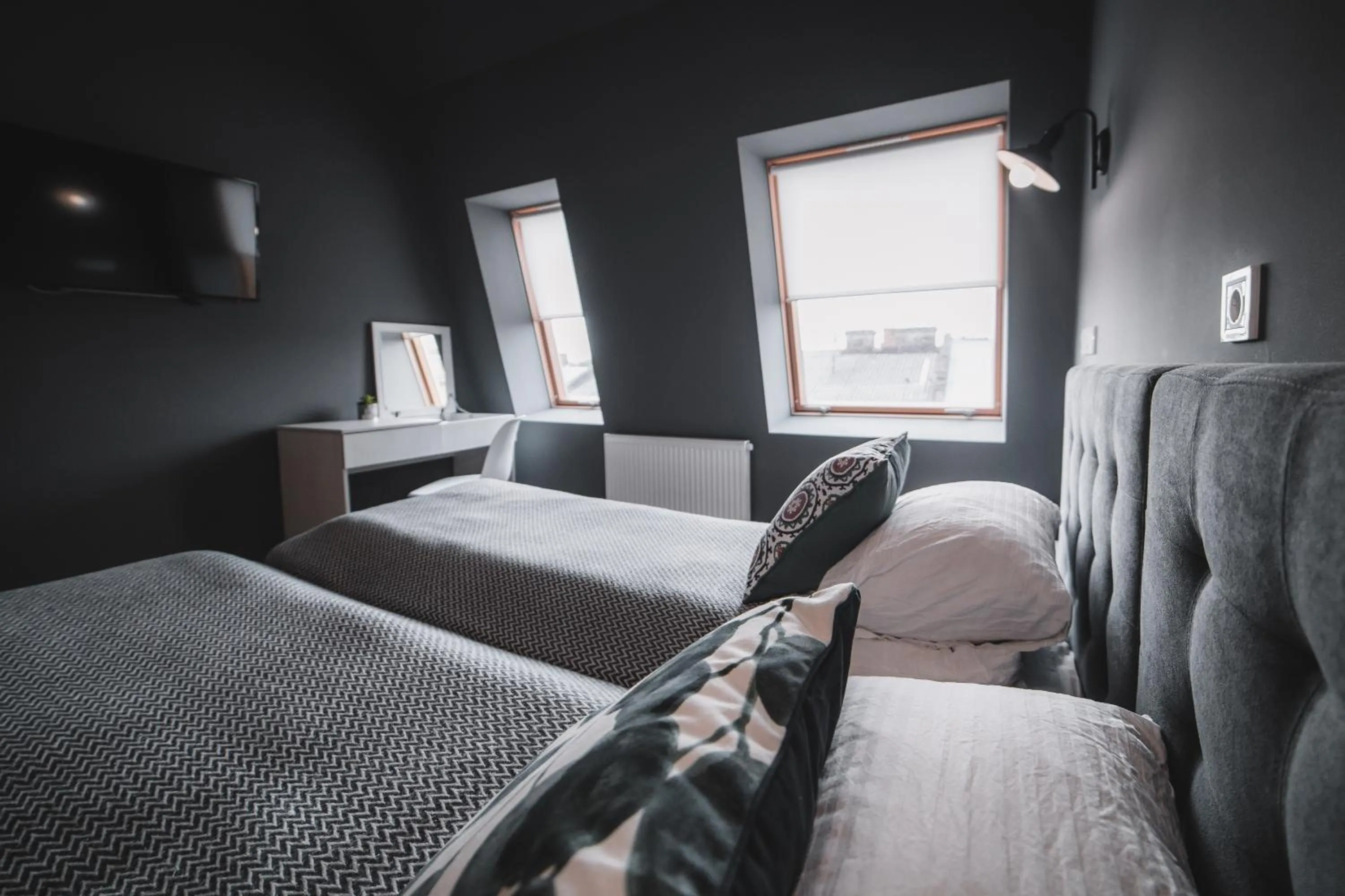 Bed in Kostjukowski Apartments Lychakivska 70a