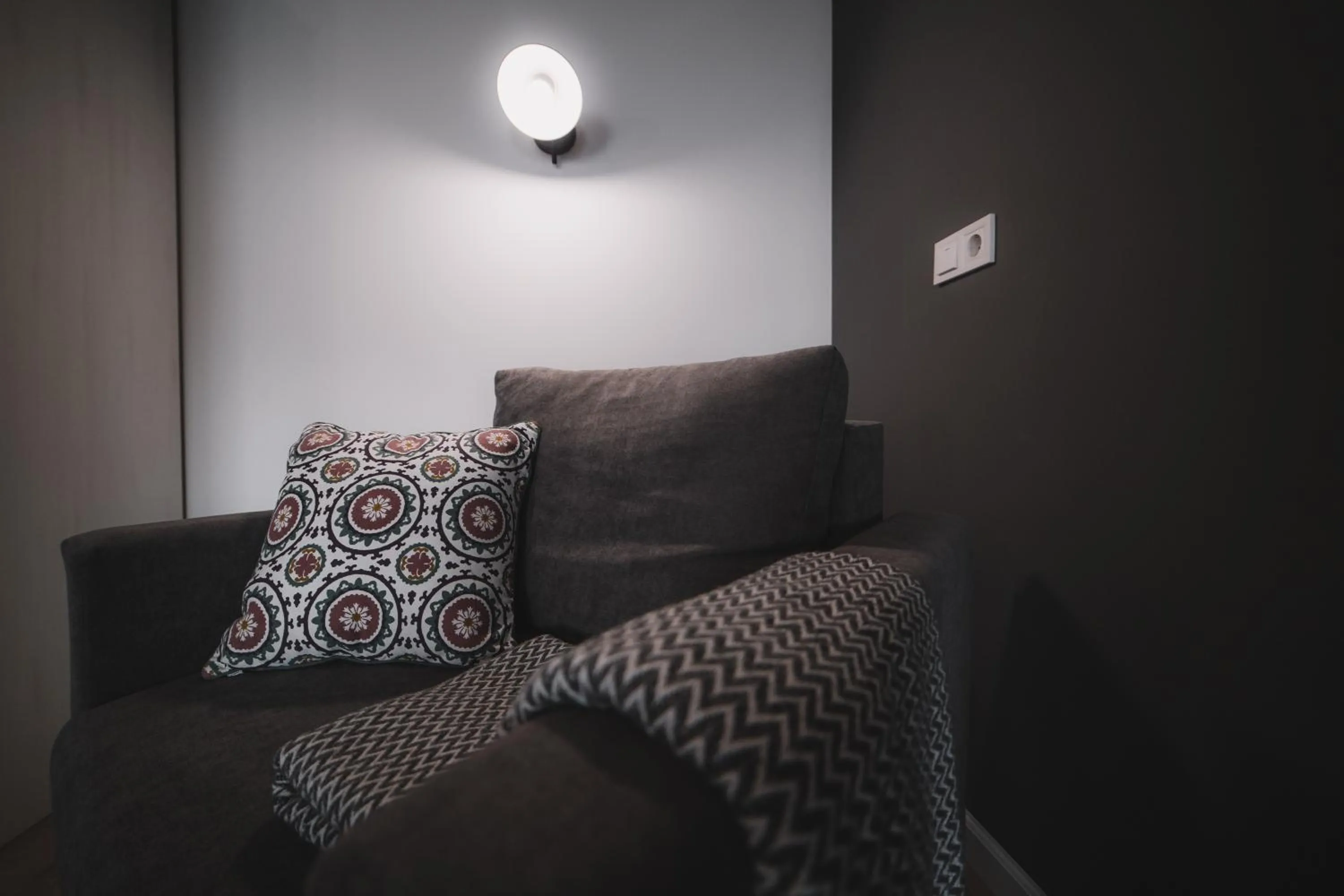 Seating area in Kostjukowski Apartments Lychakivska 70a