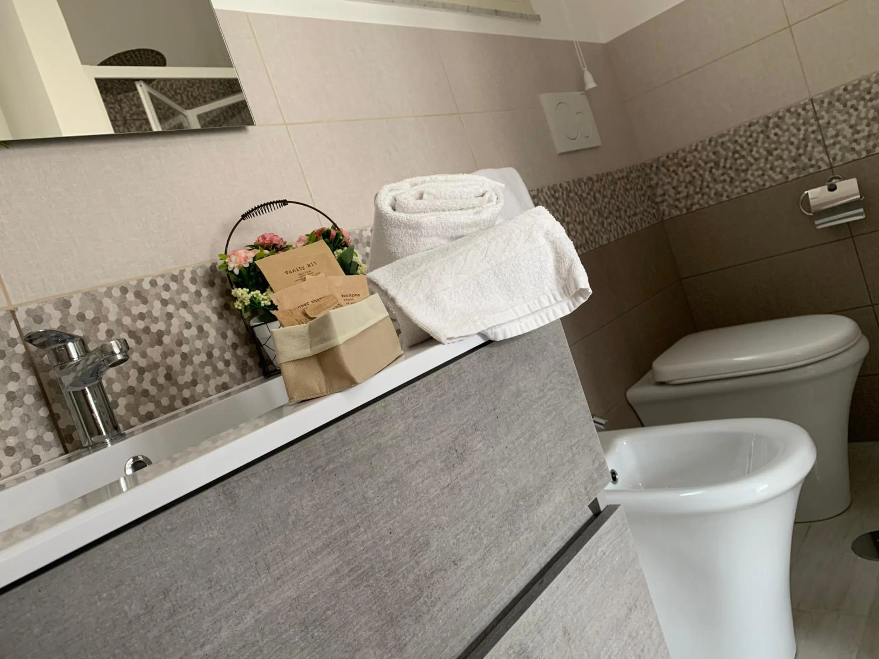 Shower in B&B Il Crepuscolo - Pompei