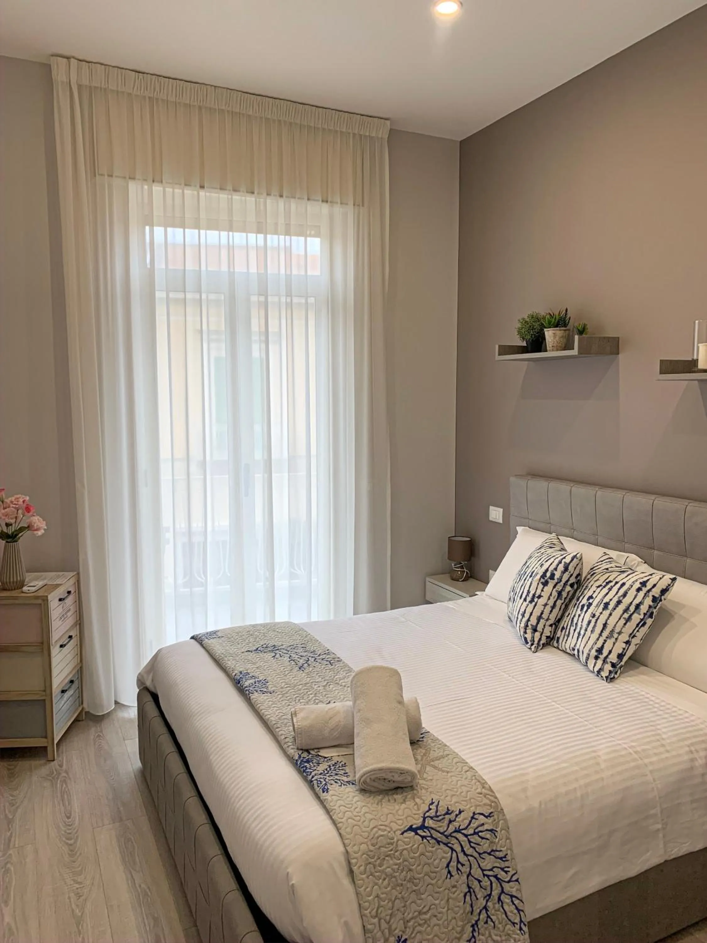 Bed in B&B Il Crepuscolo - Pompei