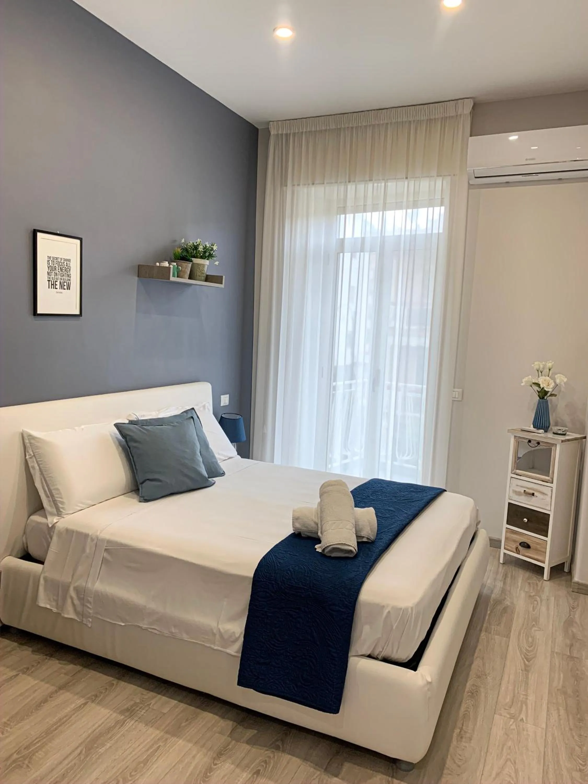 Bed in B&B Il Crepuscolo - Pompei