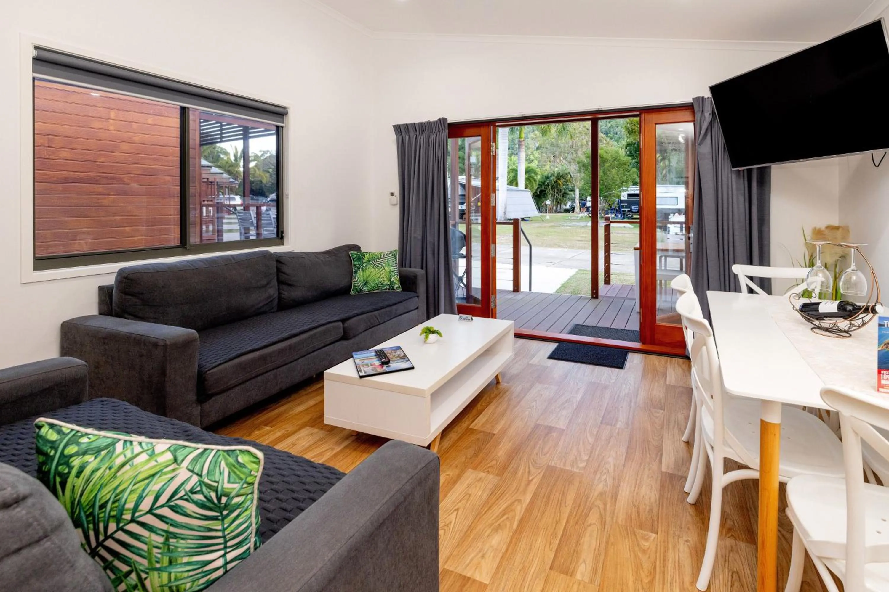 Living room in BIG4 Whitsunday Islands Holiday Park