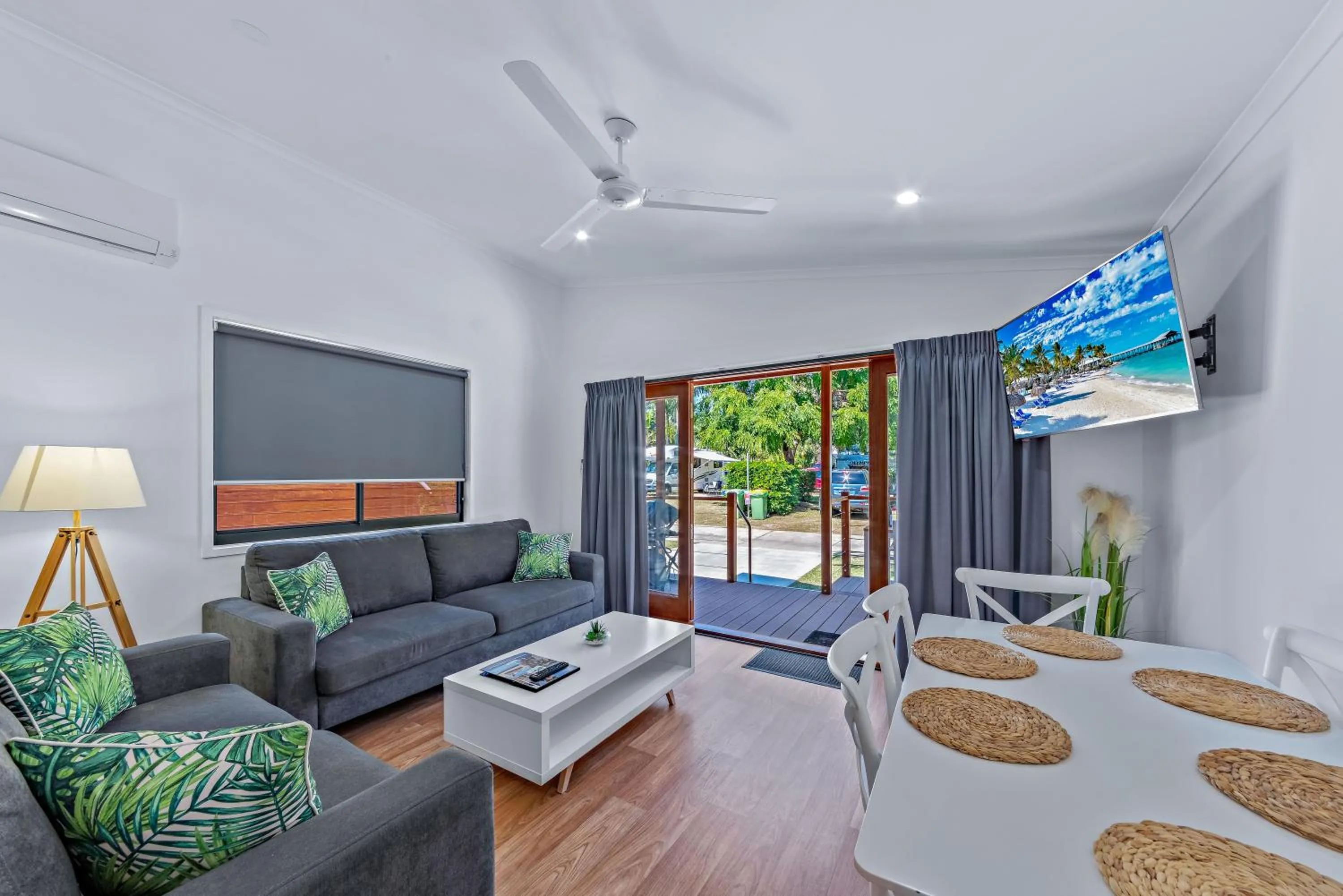 Living room in BIG4 Whitsunday Islands Holiday Park