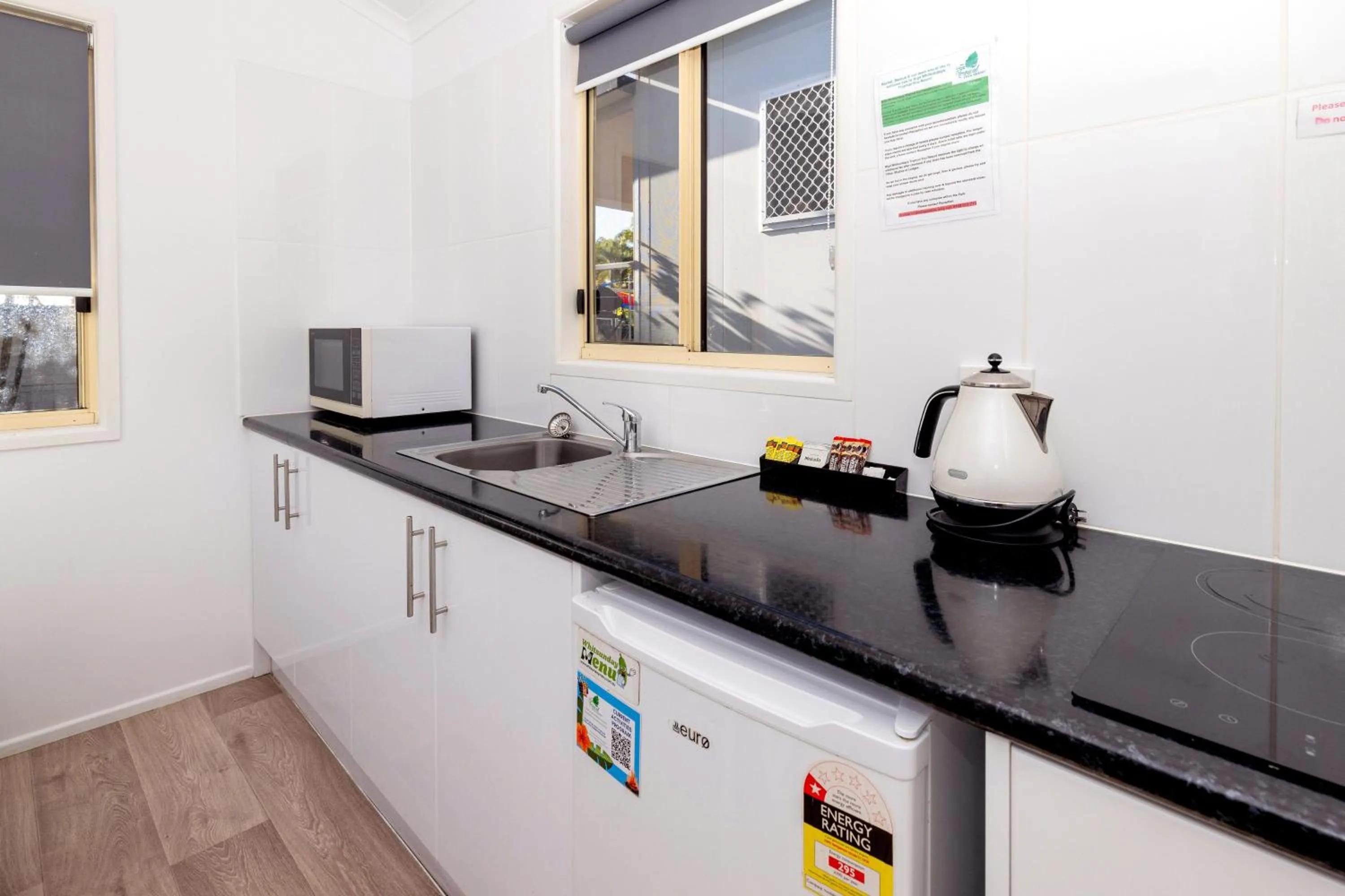 Kitchen or kitchenette in BIG4 Whitsunday Islands Holiday Park