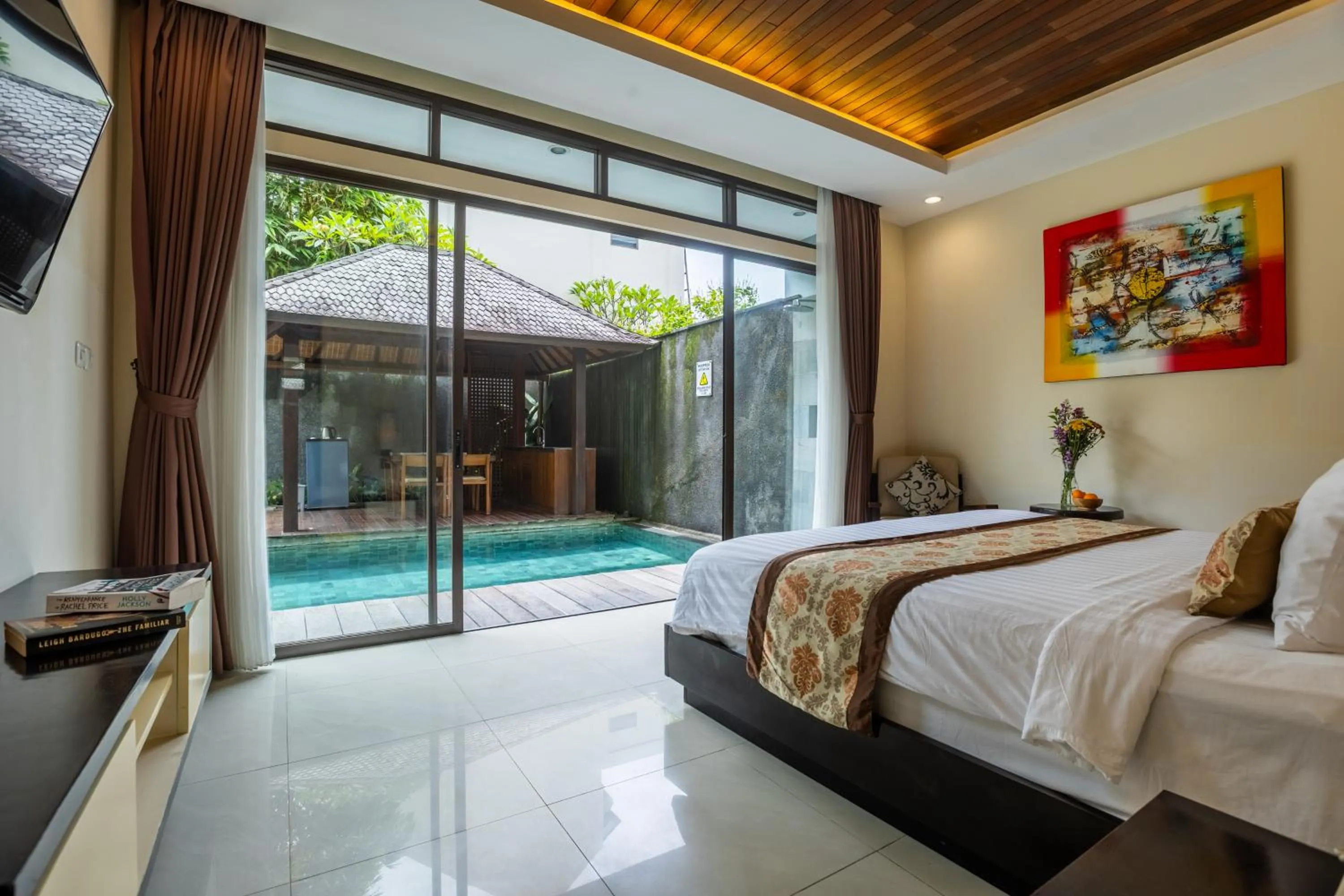 Bed in La Paradis Villa