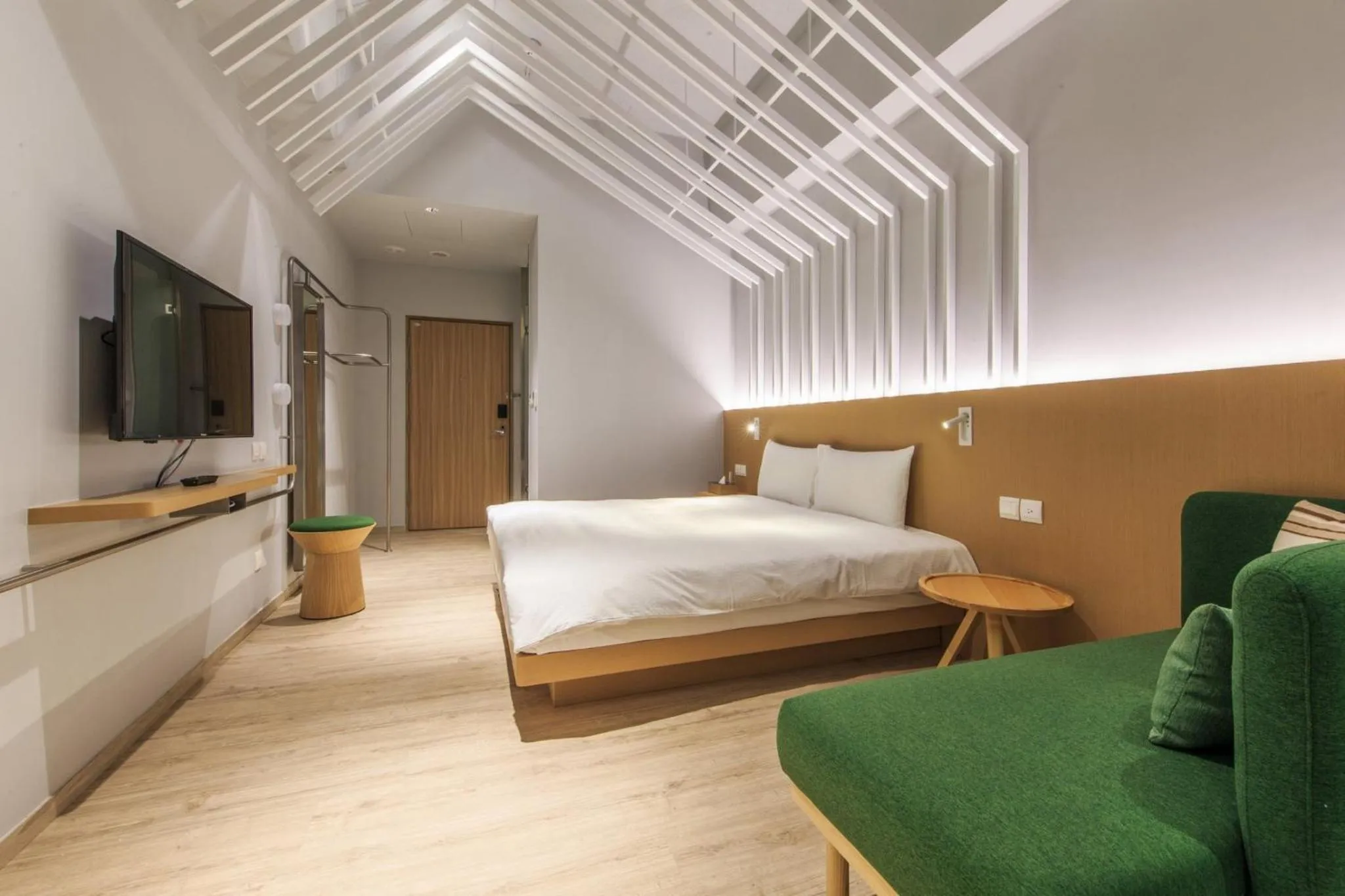 Bed in HOTEL PIN Jiaoxi