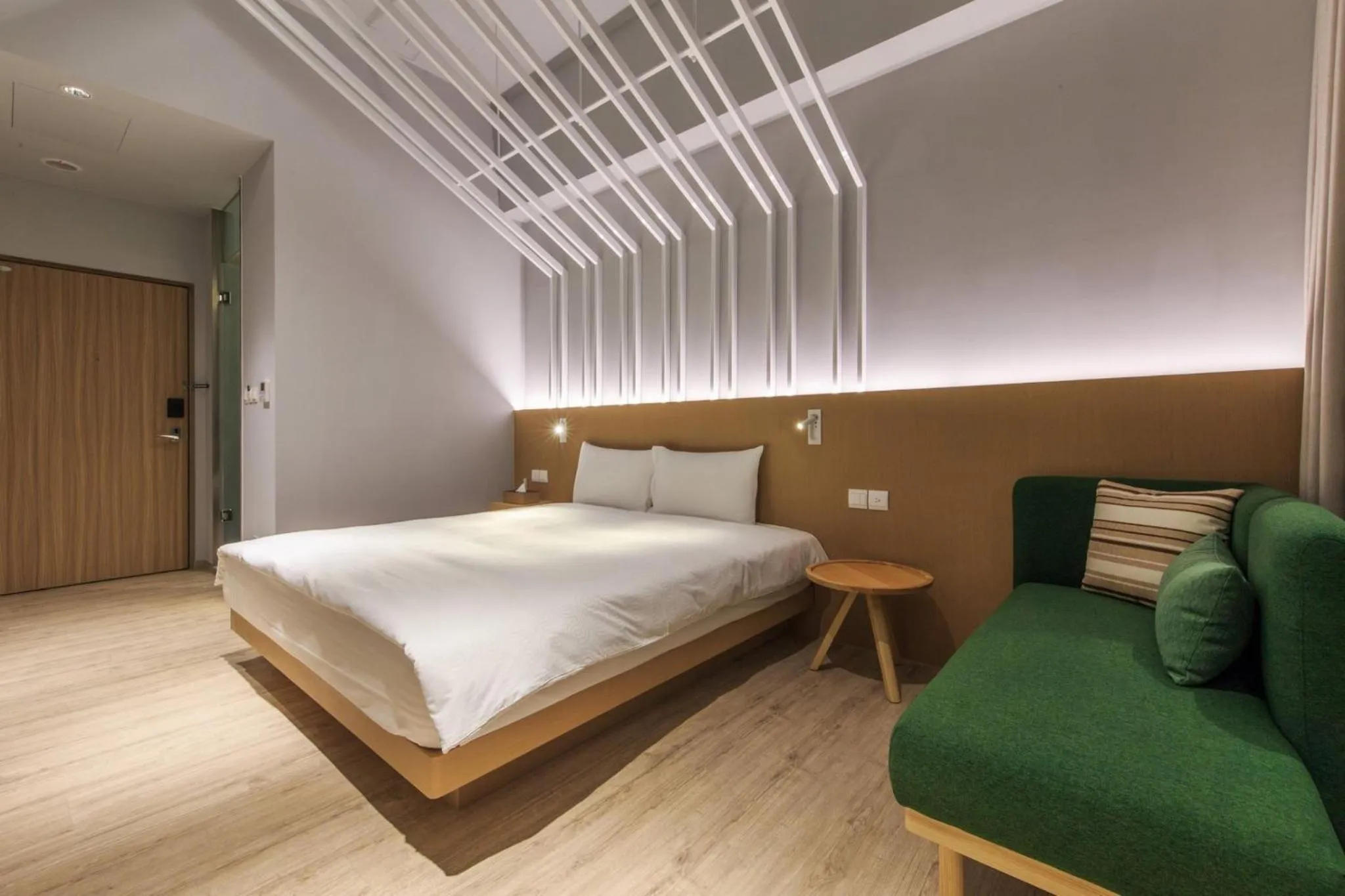 Bed in HOTEL PIN Jiaoxi