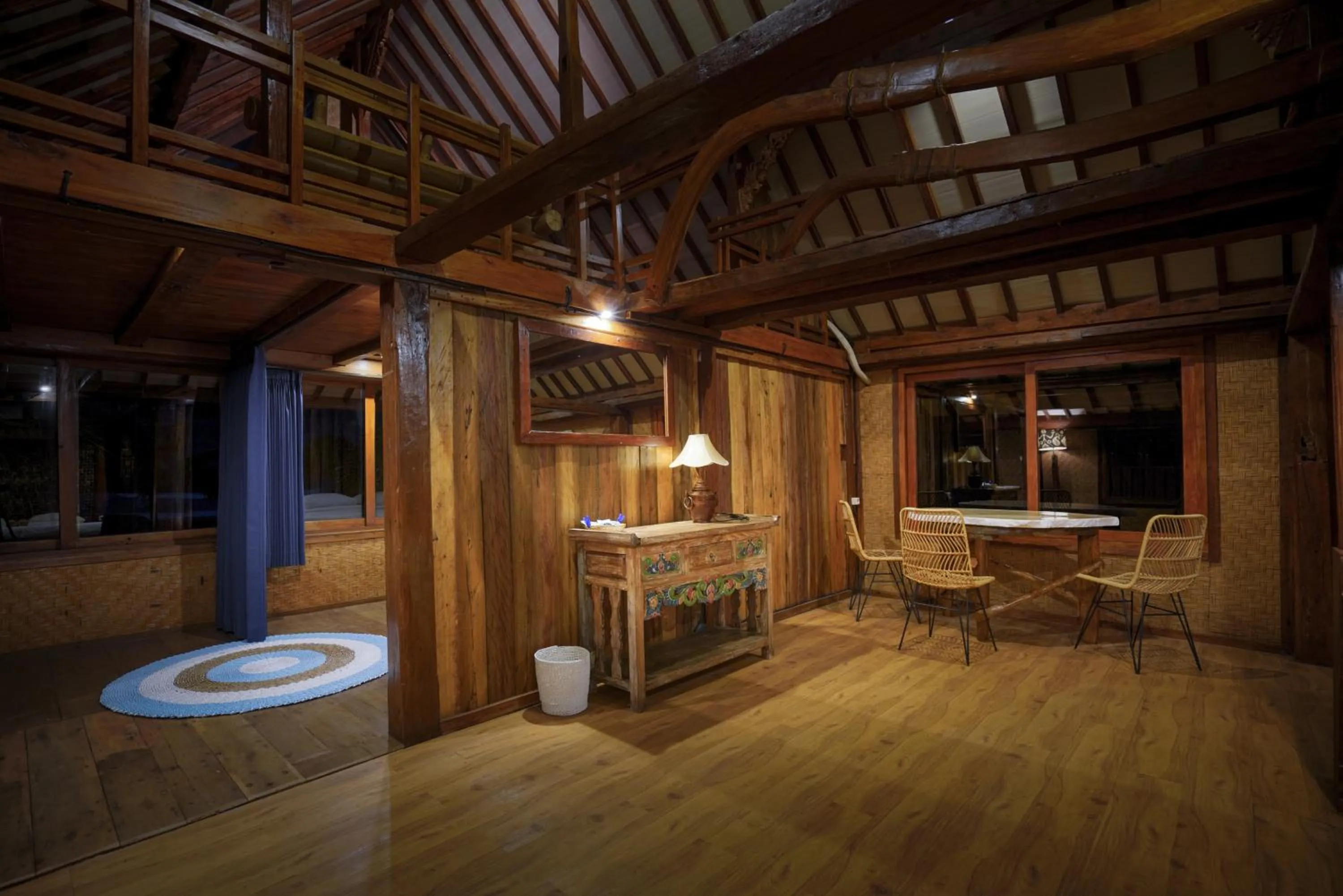 Seating area in Pondok Pitaya Balian Hotel