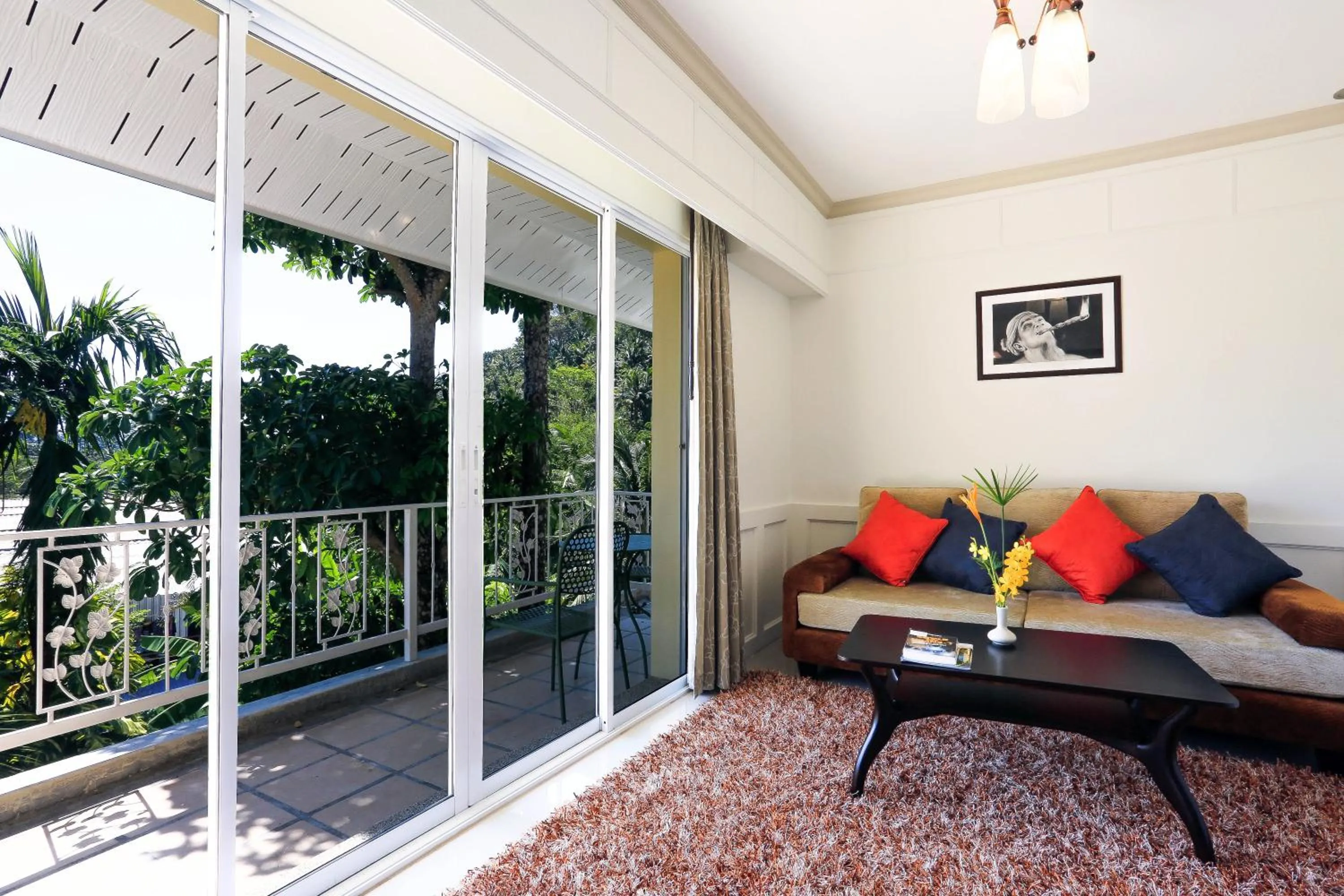 Seating area in Naka Resort