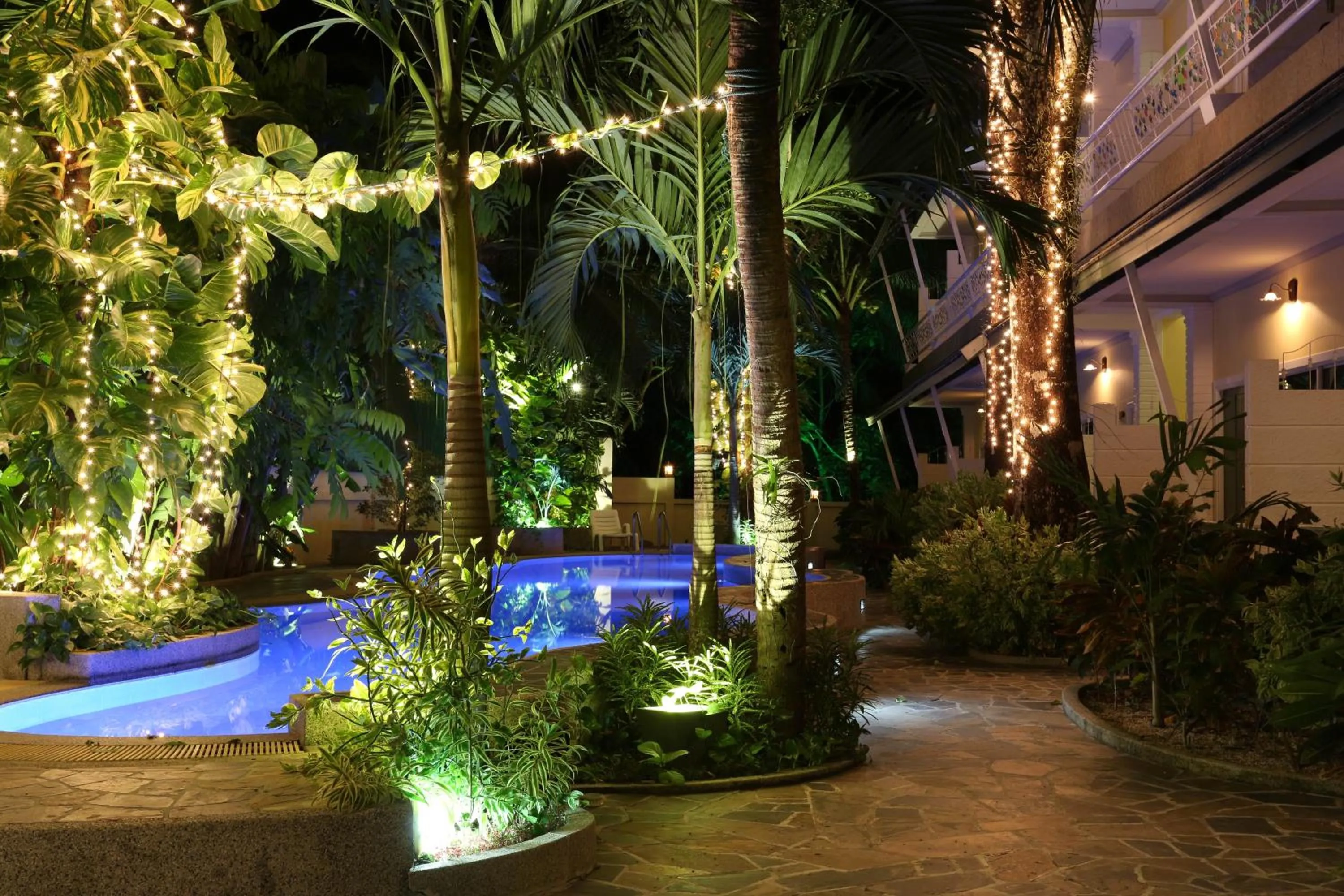 Garden view in Naka Resort