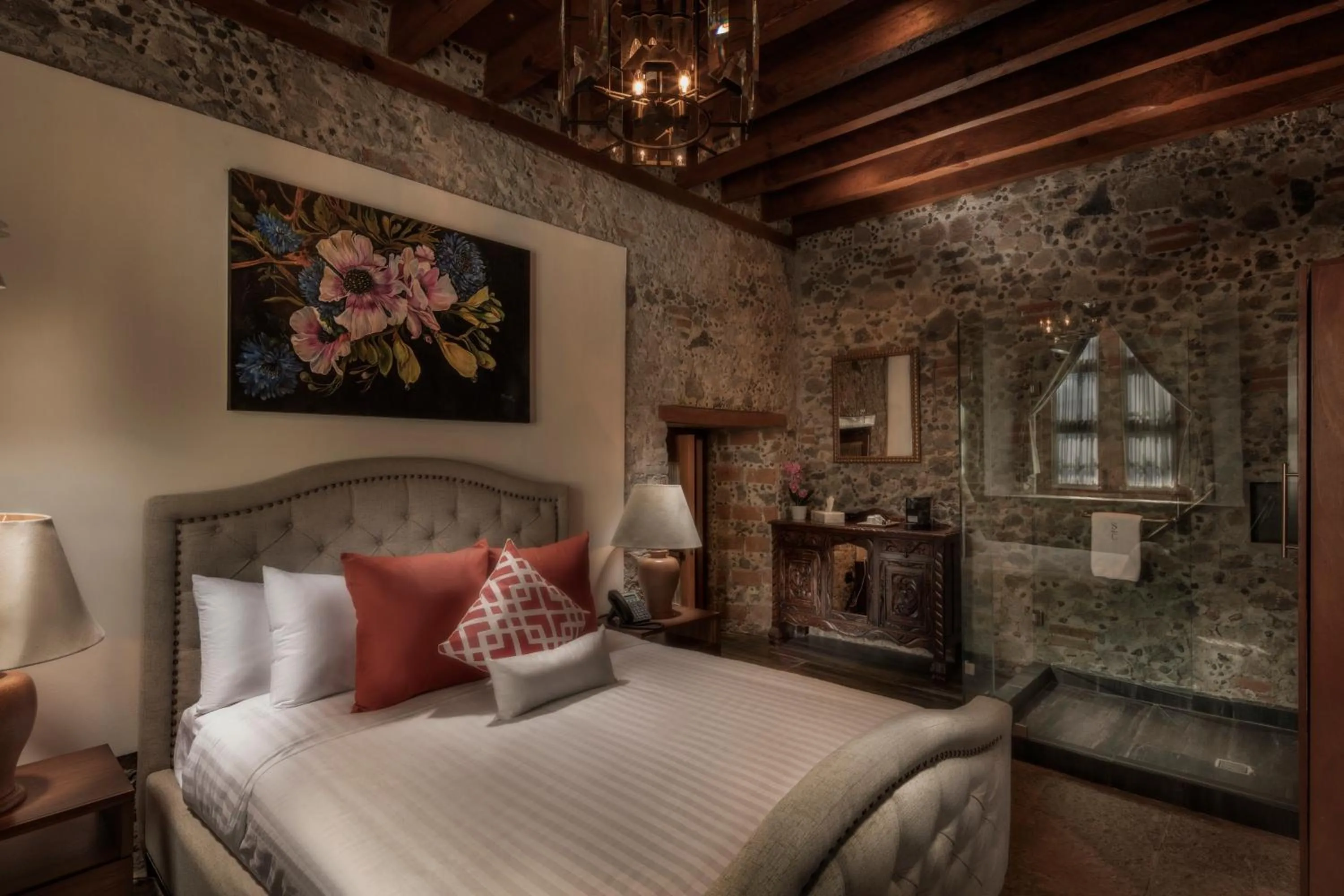 Photo of the whole room, Bed in Hacienda Santo Cristo Hotel & Spa - Adults Only