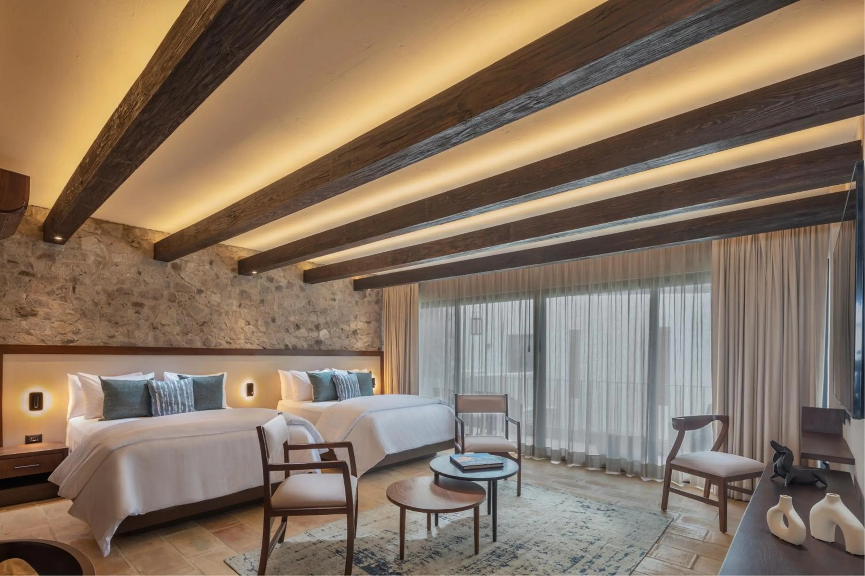 Bed in Hacienda Santo Cristo Hotel & Spa - Adults Only