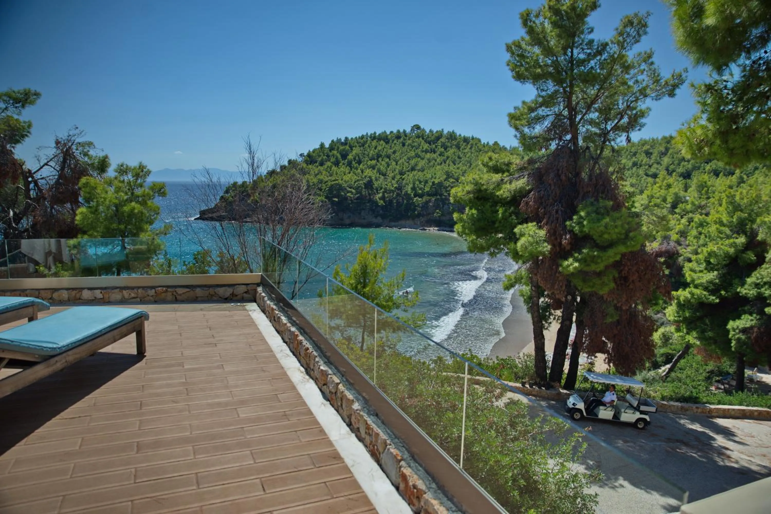 Sea view in Alonissos Beach Bungalows And Suites Hotel