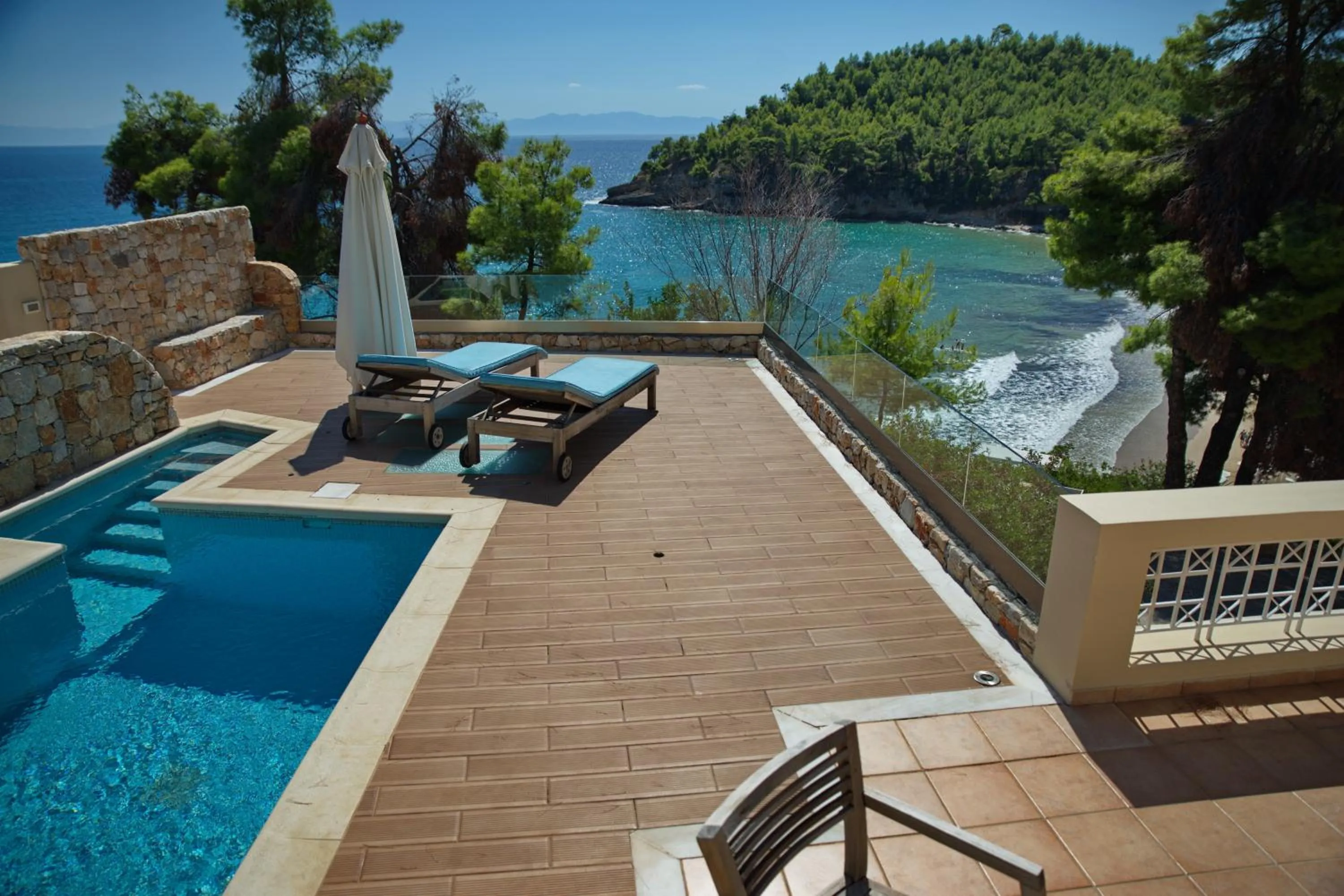 Sea view in Alonissos Beach Bungalows And Suites Hotel