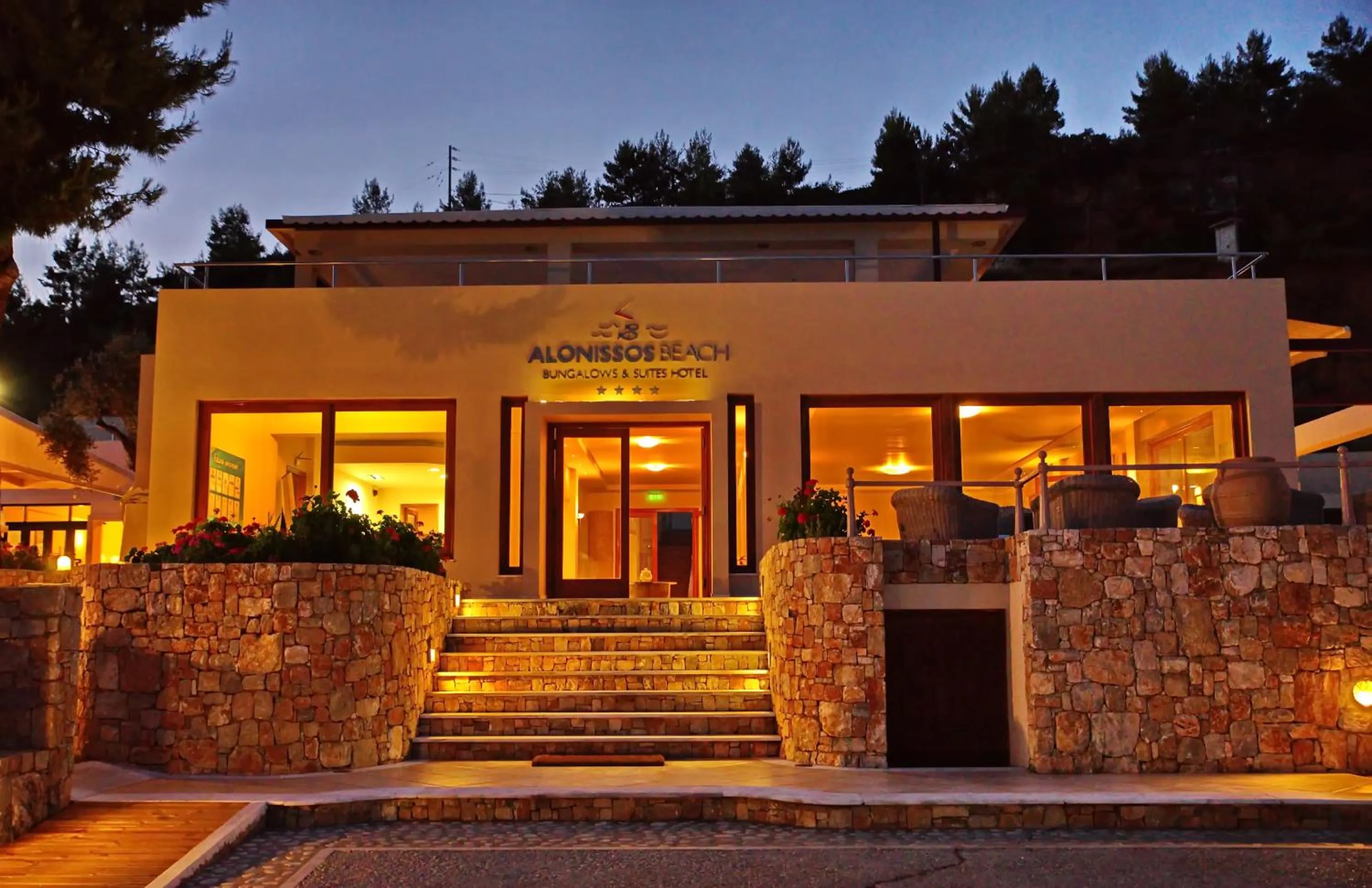 Property building in Alonissos Beach Bungalows And Suites Hotel