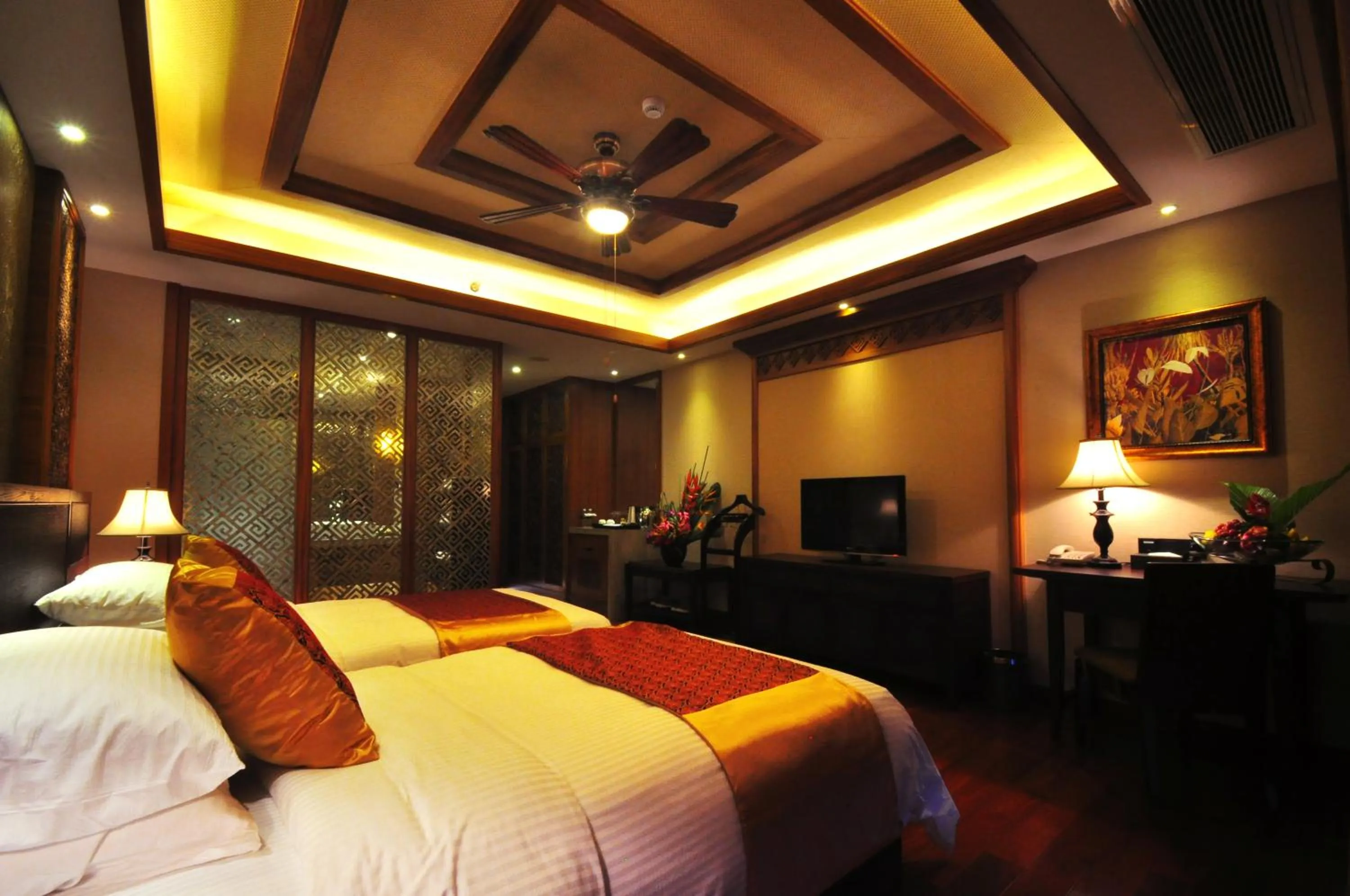 Bed in ZhongAo Hotel Shimei Bay