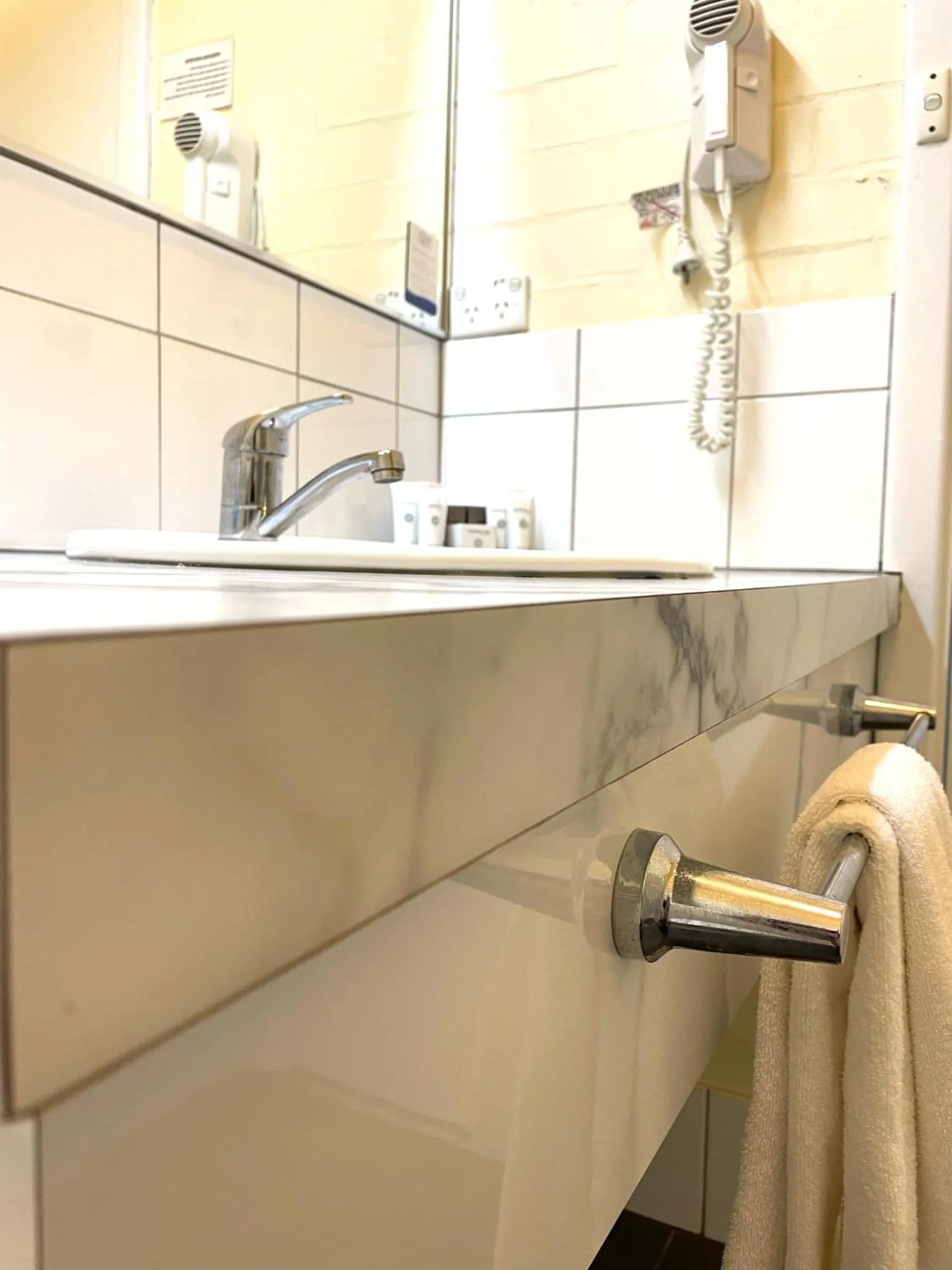 Bathroom in Bayview Motel