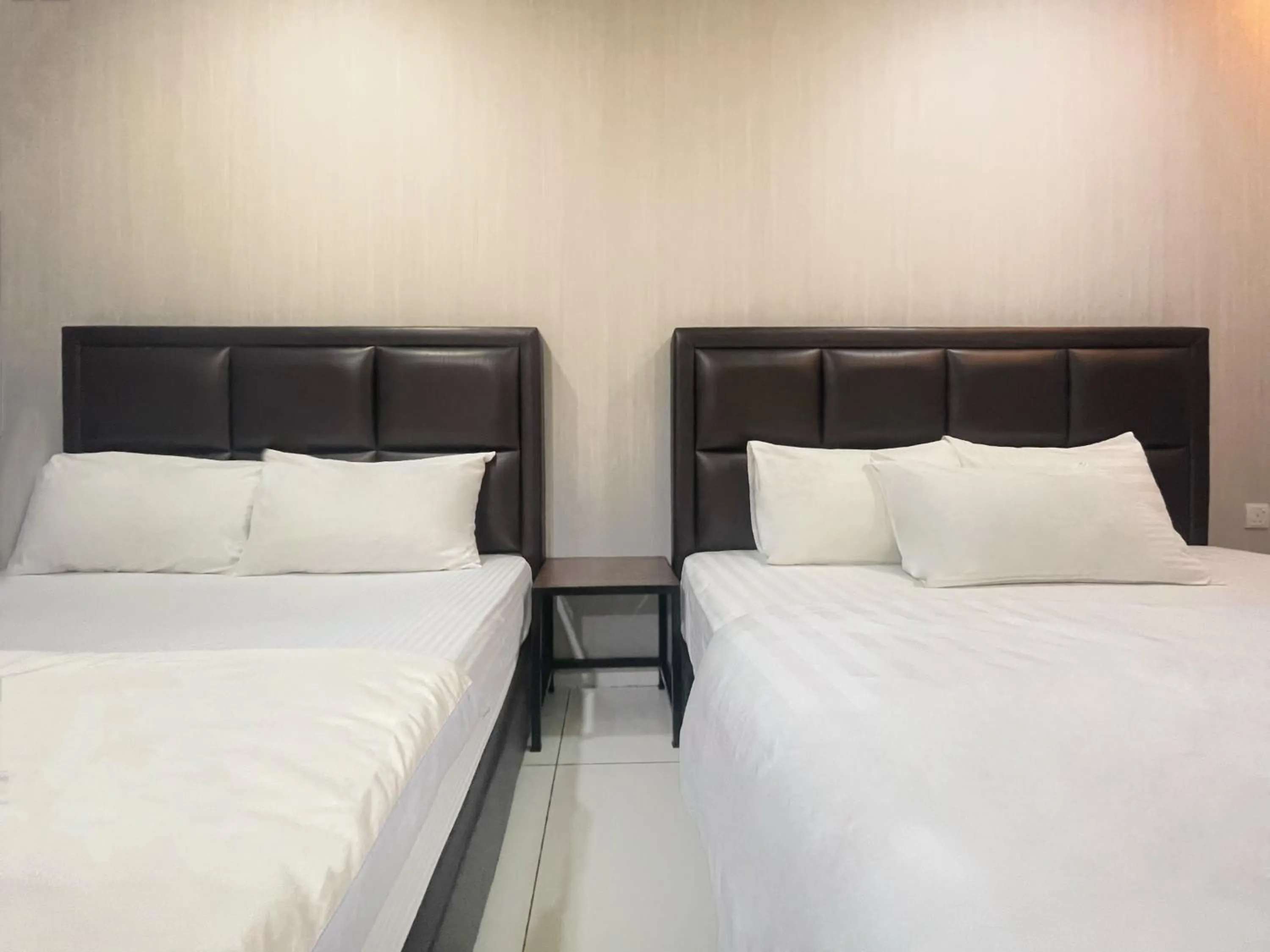 Bed in Hilltop Hotel Tanjung Malim