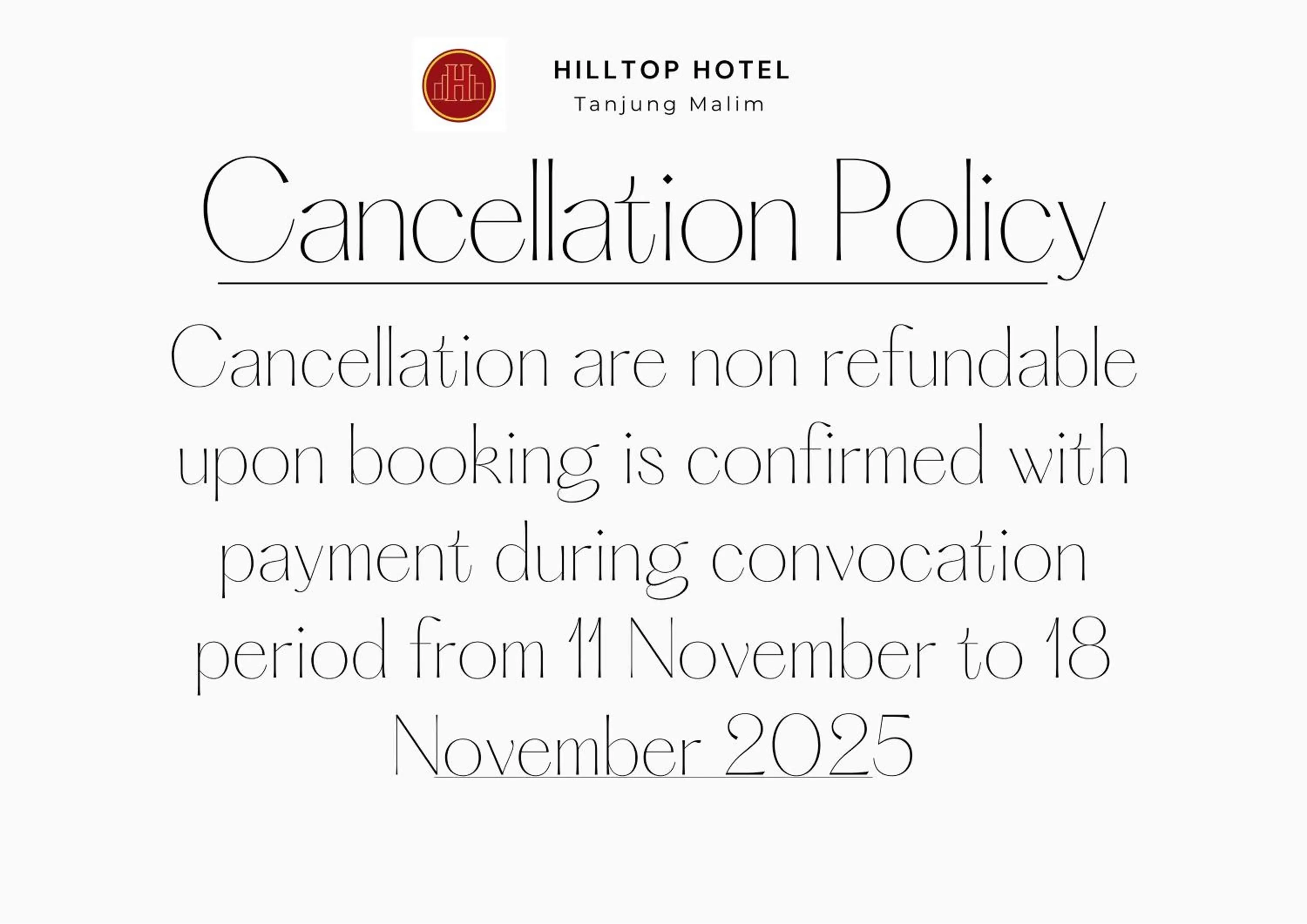 Hilltop Hotel Tanjung Malim