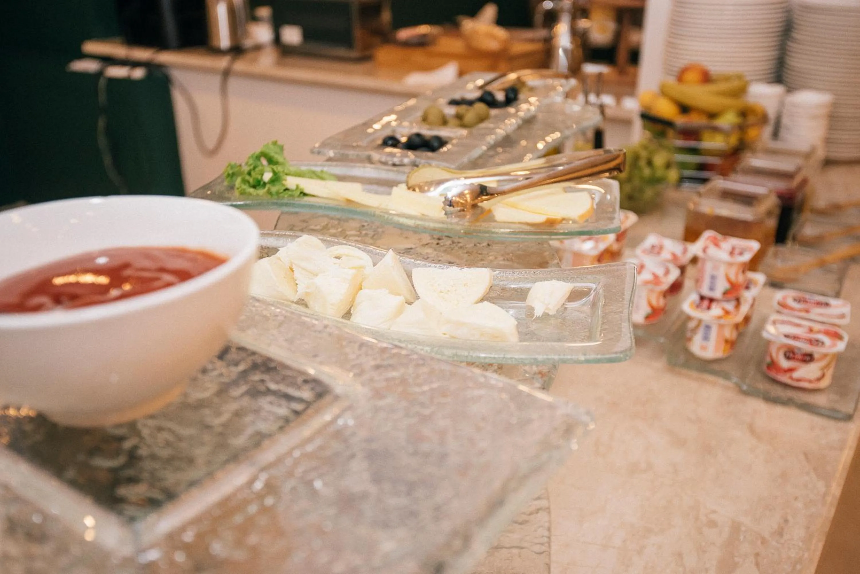 Continental breakfast in Boulevard Hotel Batumi
