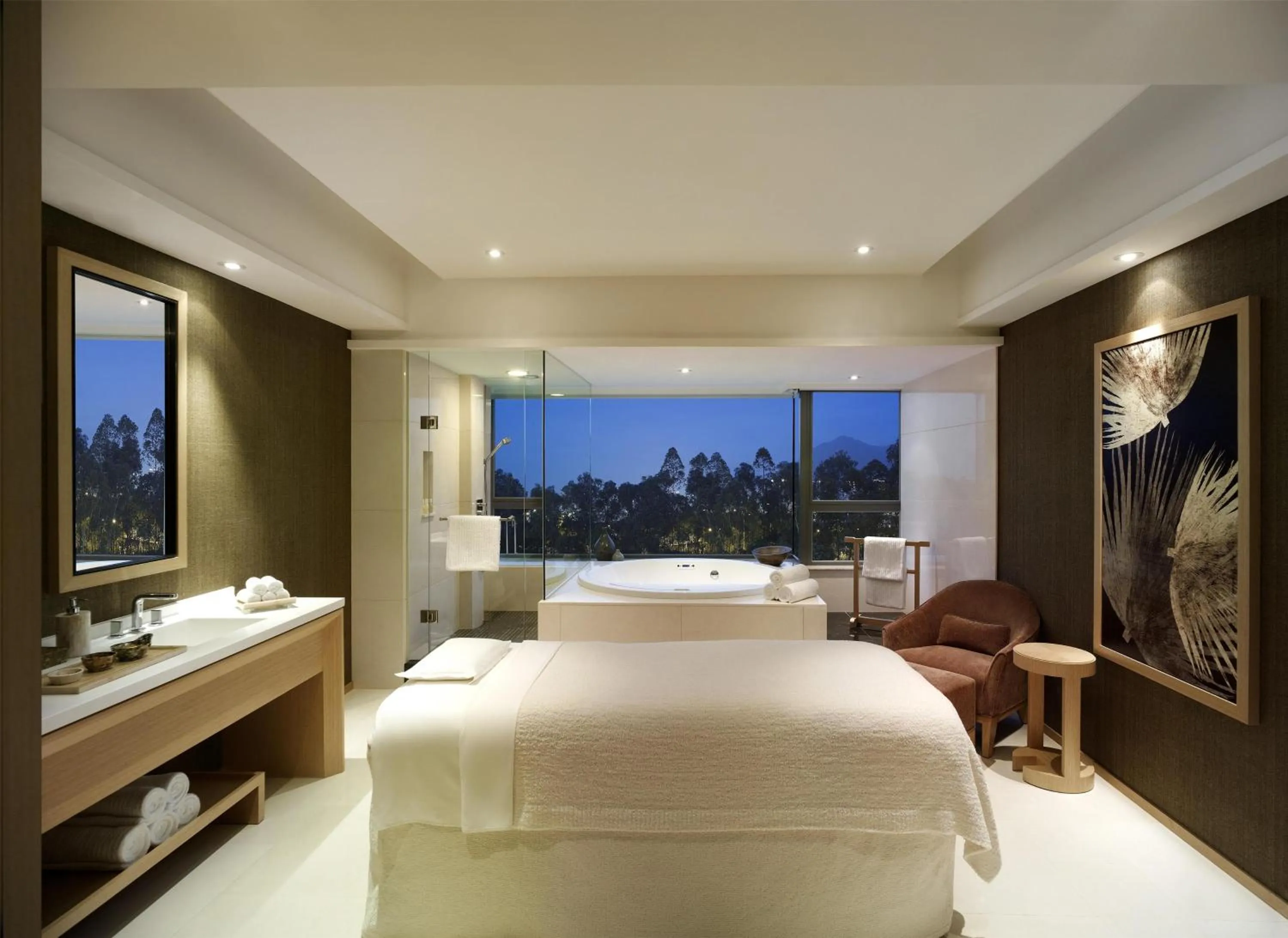 Spa and wellness centre/facilities, Bed in Hyatt Regency Hong Kong, Sha Tin