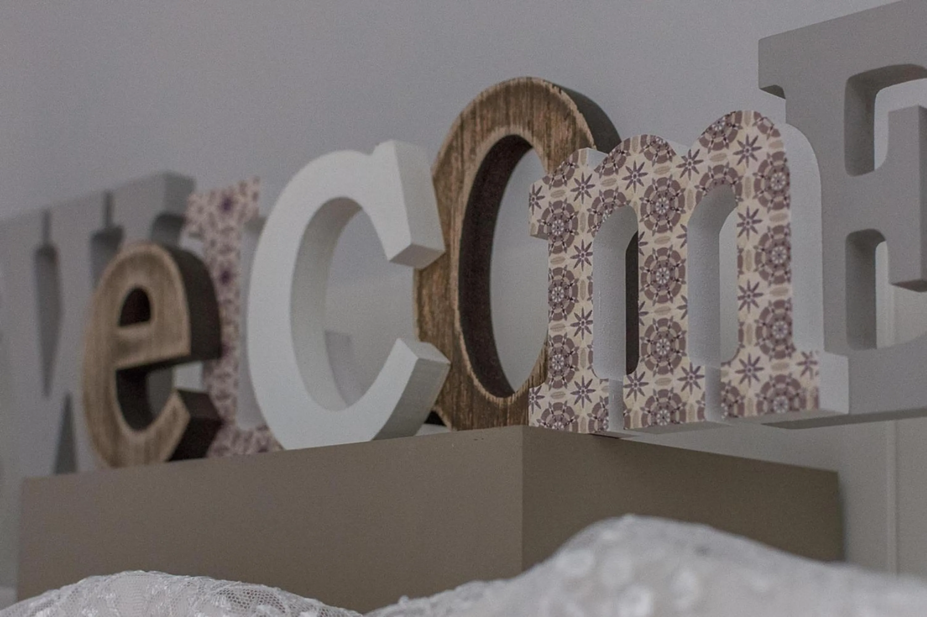 Decorative detail, Bed in A Casa di Titty