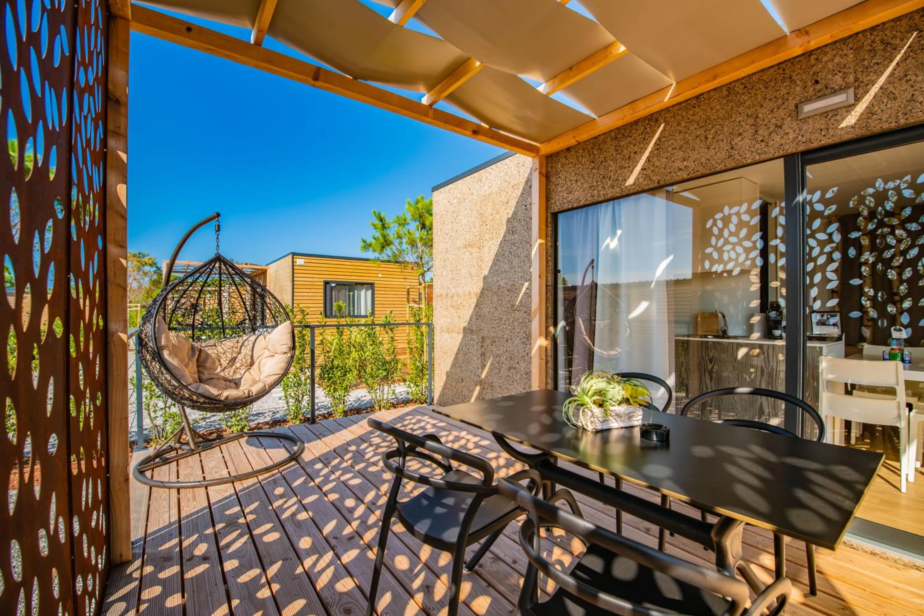 Patio in Arena Grand Kazela Camping Homes