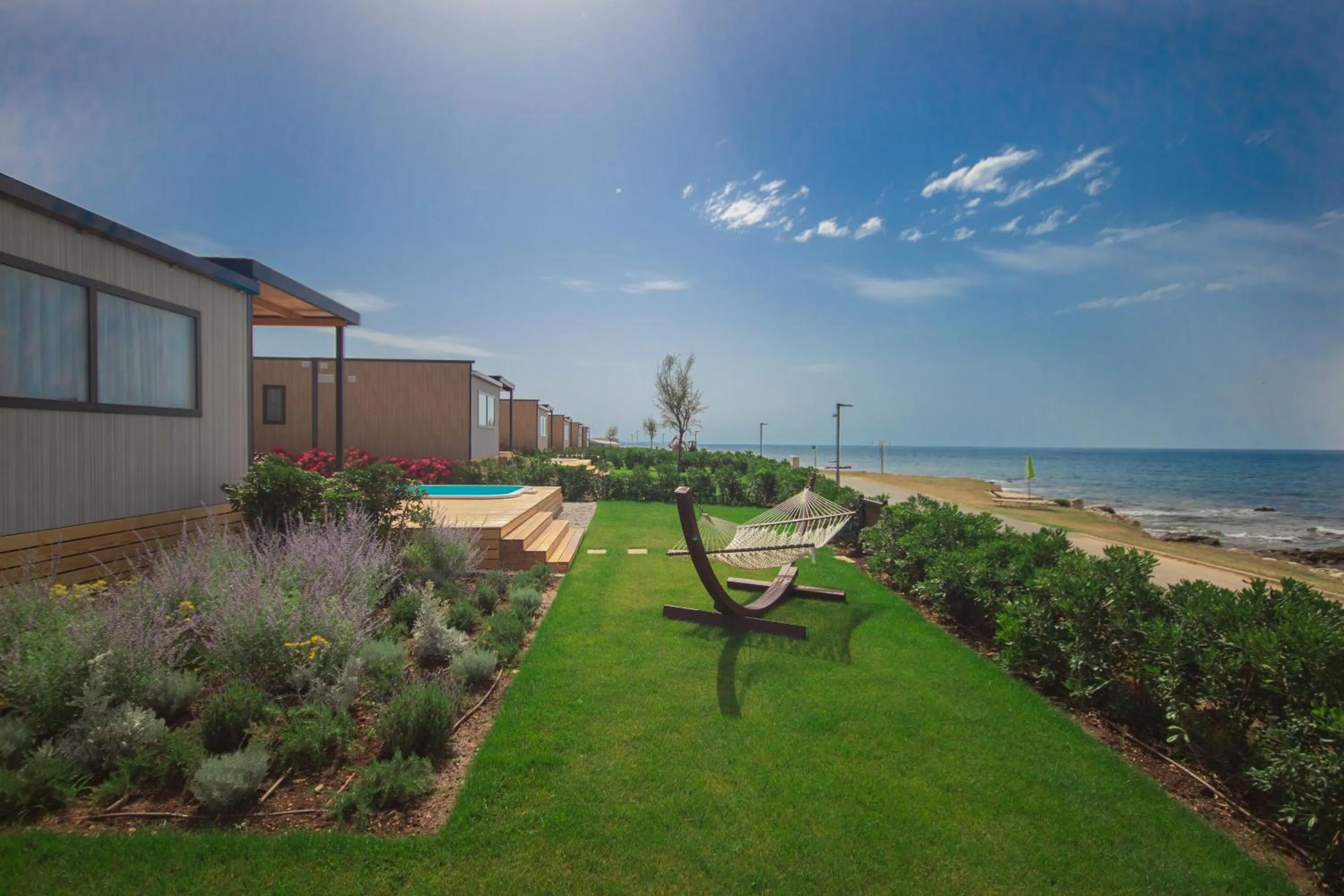 Patio in Arena Grand Kazela Camping Homes