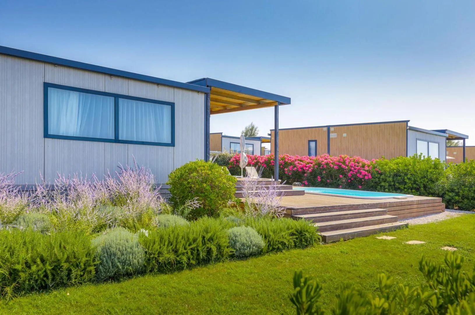 Patio in Arena Grand Kazela Camping Homes