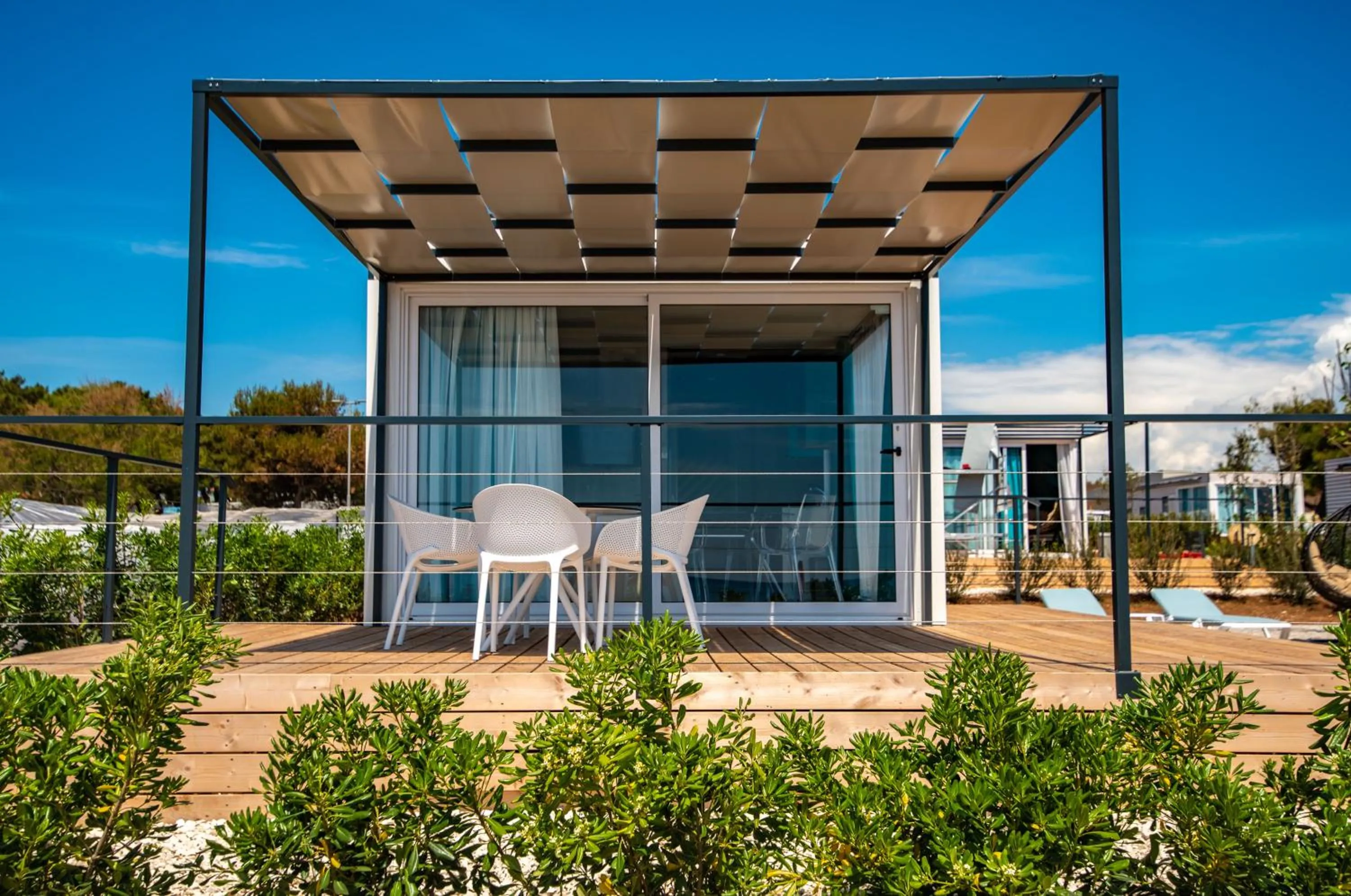 Patio in Arena Grand Kazela Camping Homes